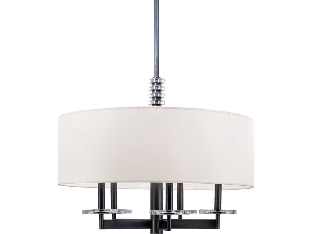 Hudson Valley Chelsea 5-Light Polished Nickel Lantern Pendant