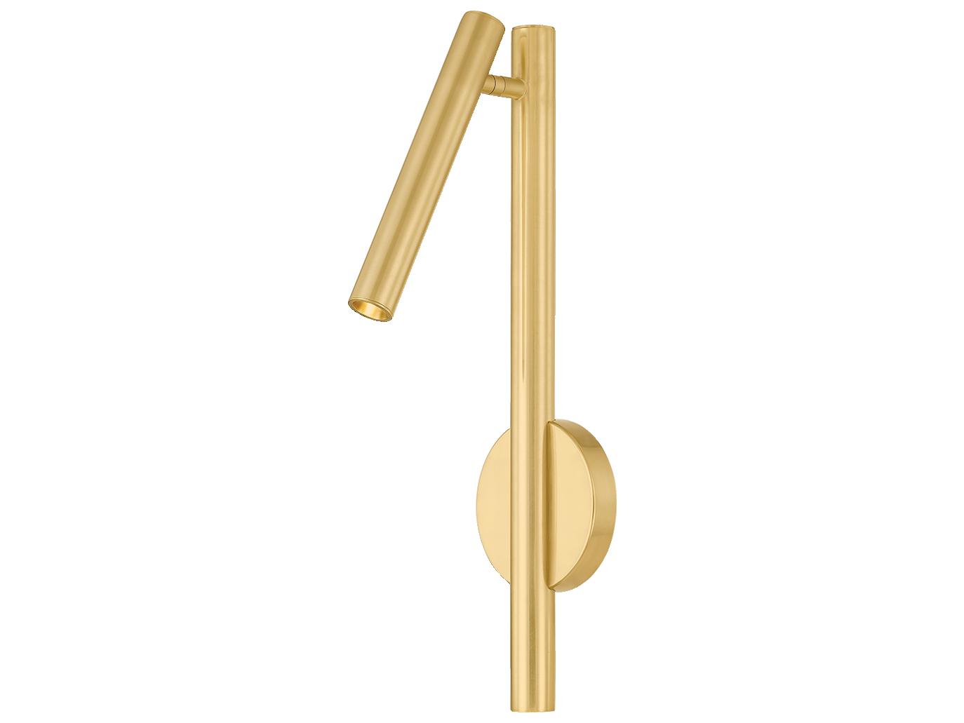 Hudson Valley Circleville 1-Light Aged Brass Wall Sconce