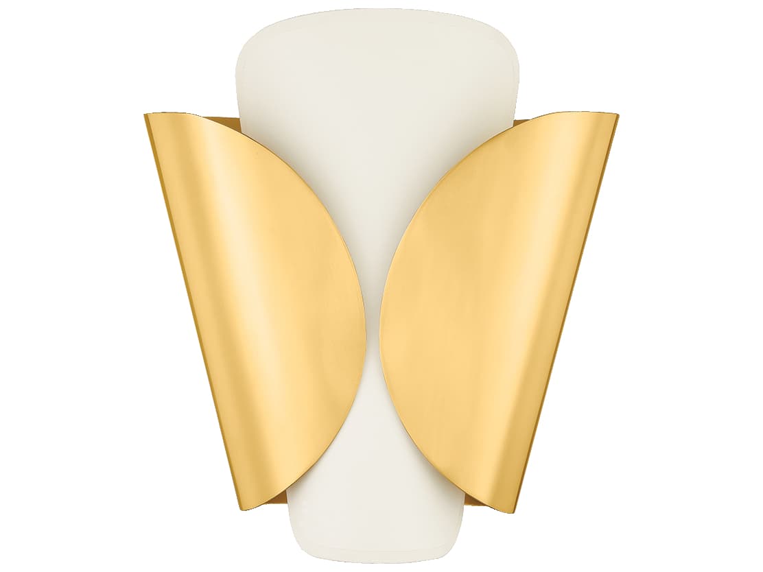 Hudson Valley Savoie 1-Light Aged Brass Wall Sconce