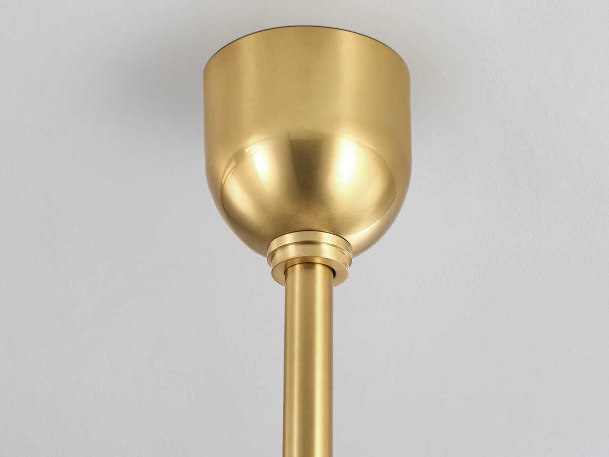 Hudson Valley Kert 2-Light Aged Brass Glass Round Pendant