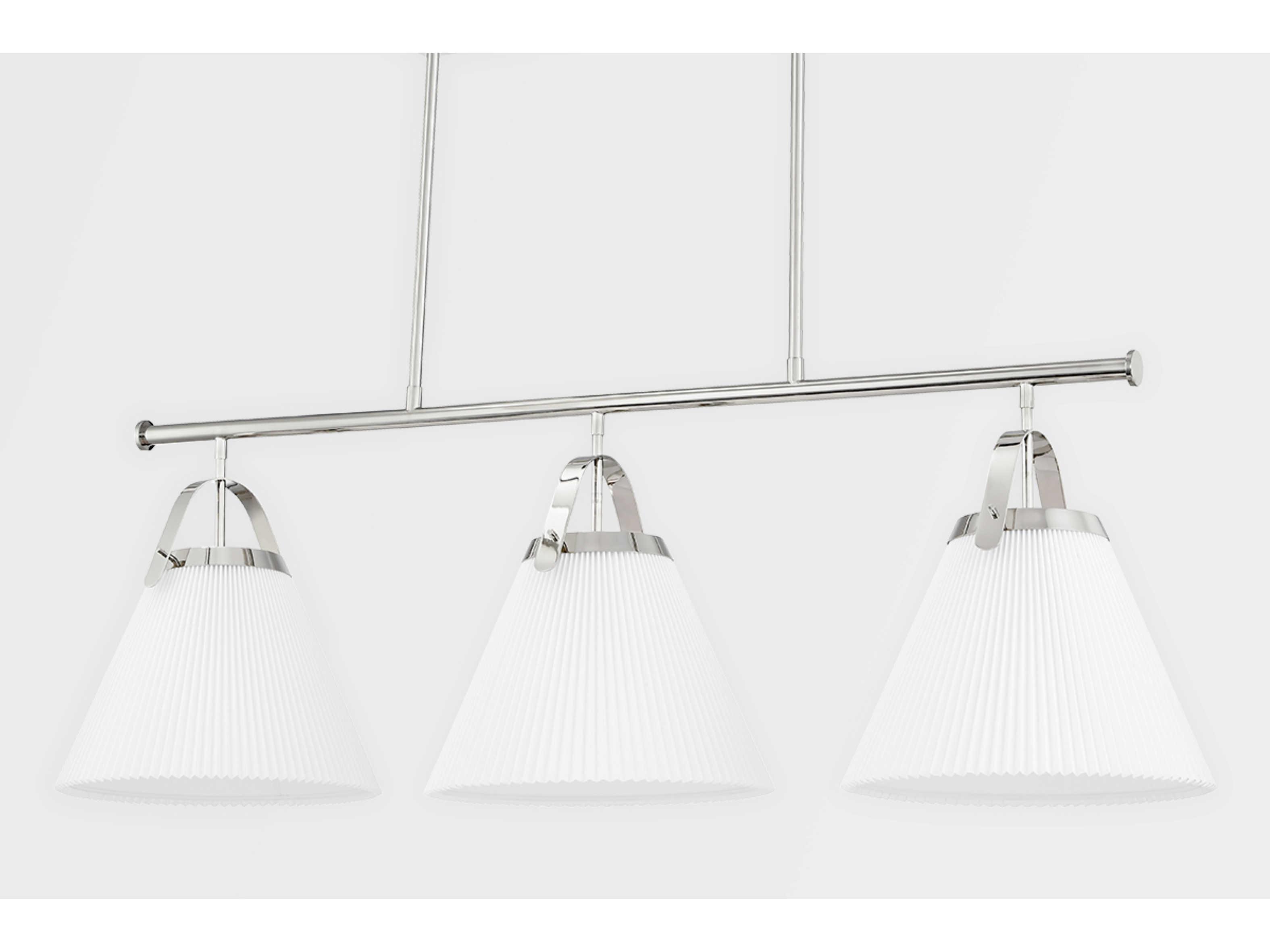 Hudson Valley Aldridge 3-Light Polished Nickel Island Pendant