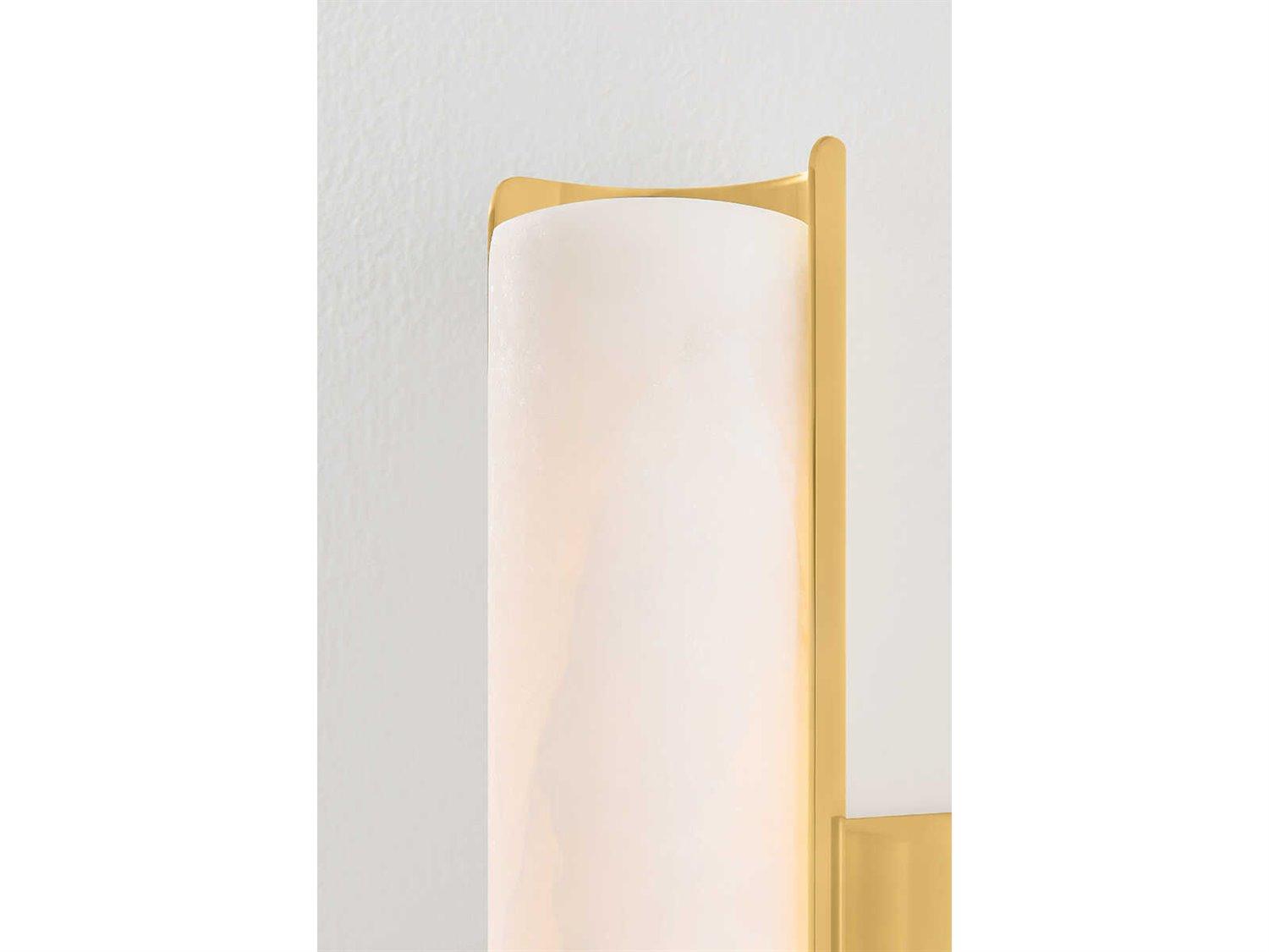 Hudson Valley Lucio 1-Light Aged Brass Wall Sconce