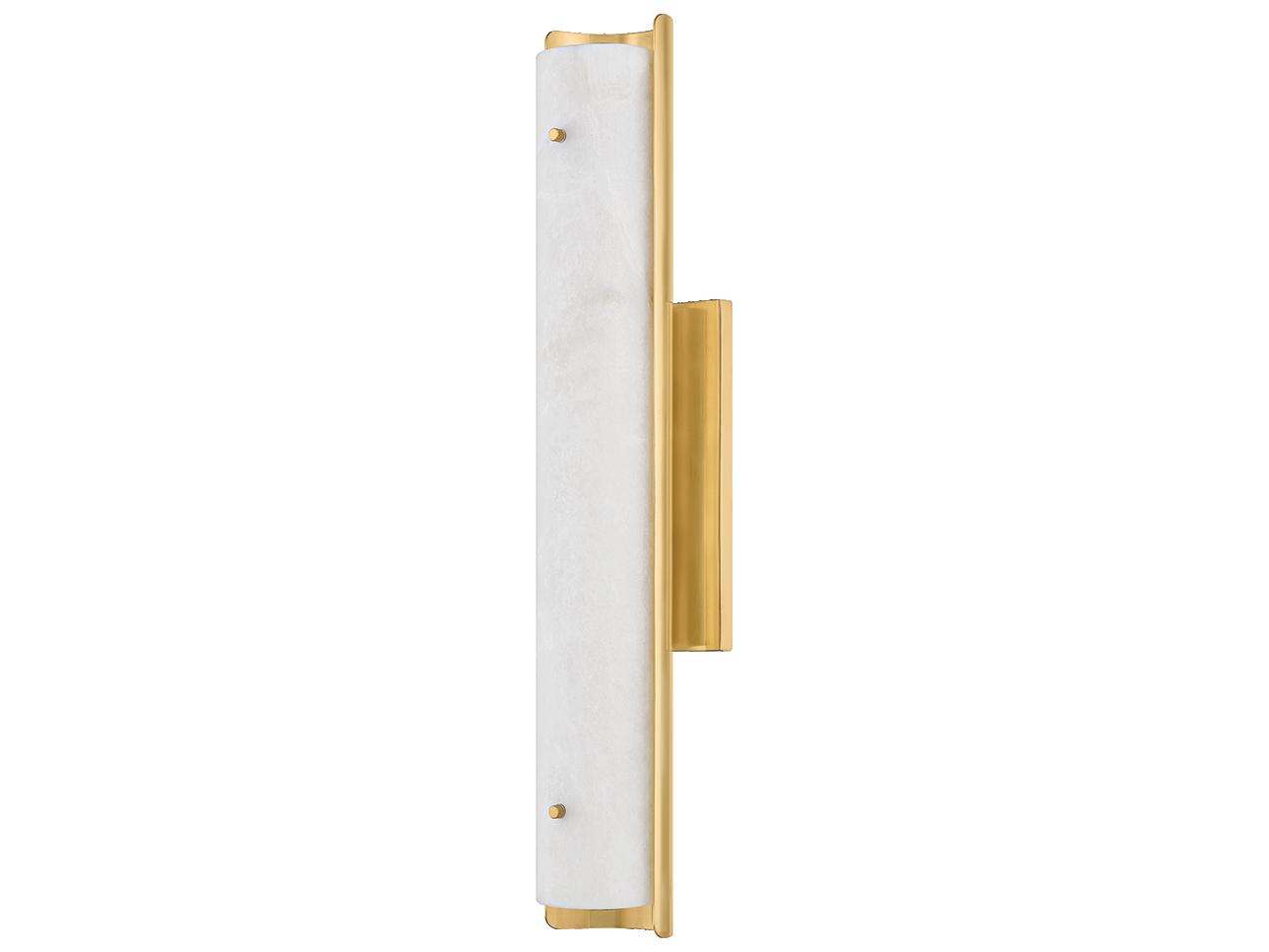 Hudson Valley Lucio 1-Light Aged Brass Wall Sconce
