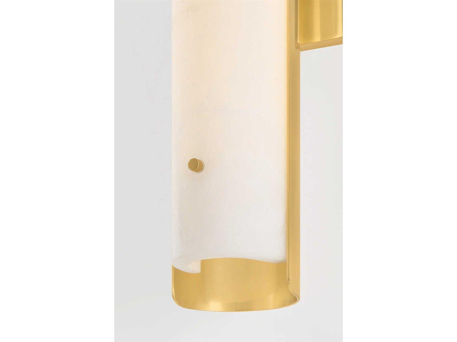 Hudson Valley Lucio 1-Light Aged Brass Wall Sconce