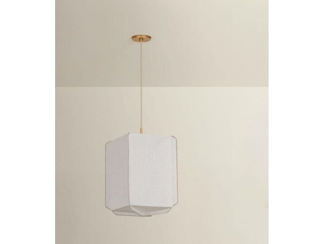 Hudson Valley Louise 1-Light Patina Gold Leaf Linear Pendant