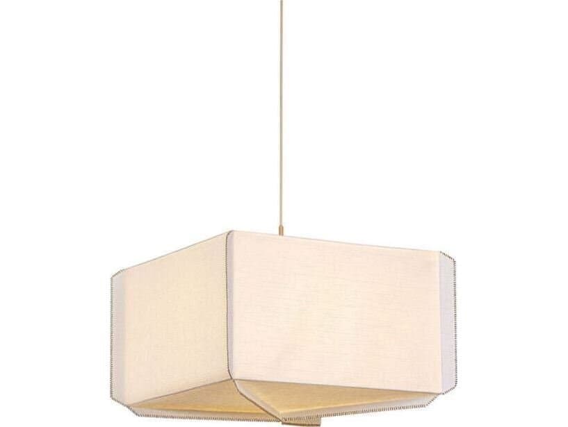 Hudson Valley Louise 3-Light Patina Gold Leaf Pendant