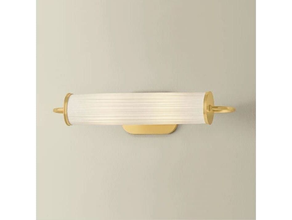 Hudson Valley Elaine 2-Light Aged Brass Picture Light