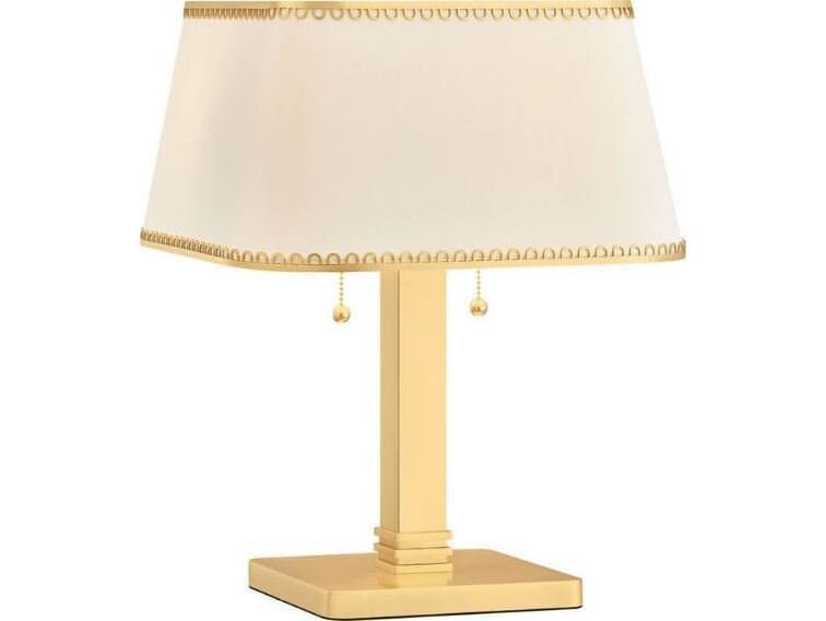 Hudson Valley Claude Aged Brass Traditional Table Lamp