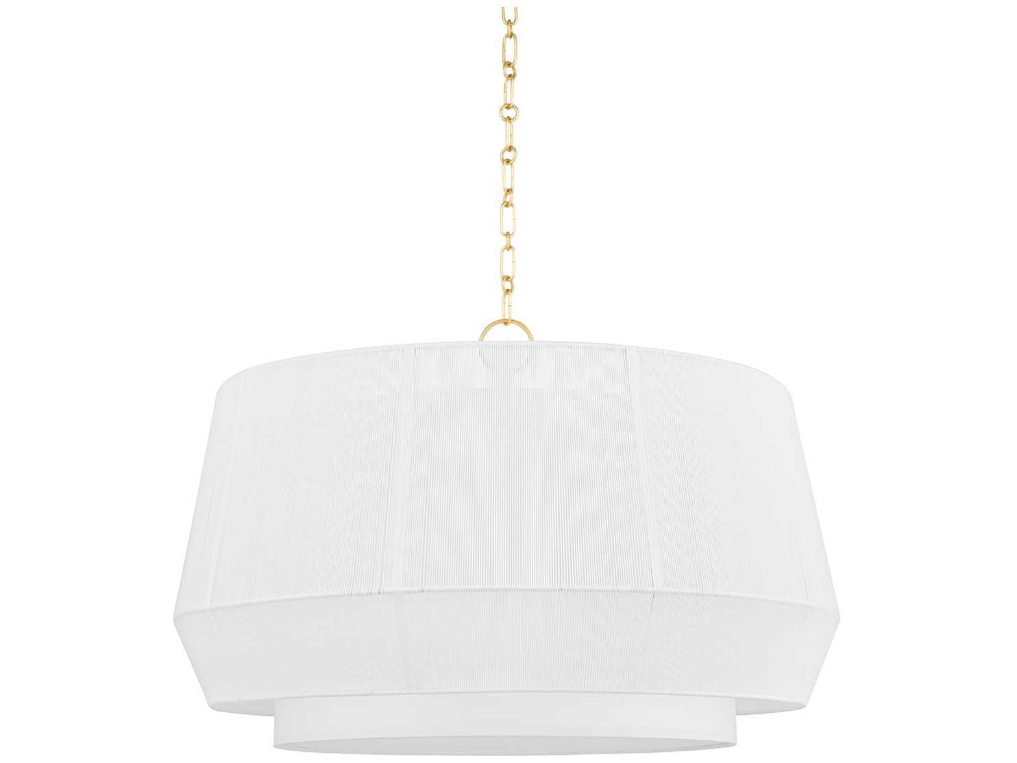 Hudson Valley Debi 4-Light Aged Brass Pendant