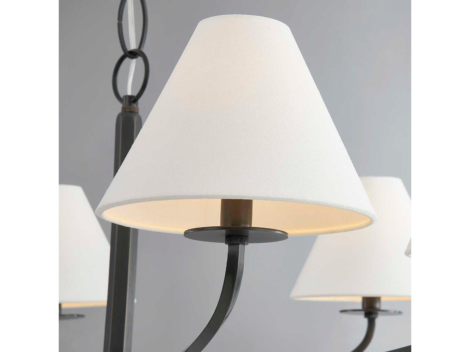 Hudson Valley Stacey 6-Light Old Bronze Empire Chandelier