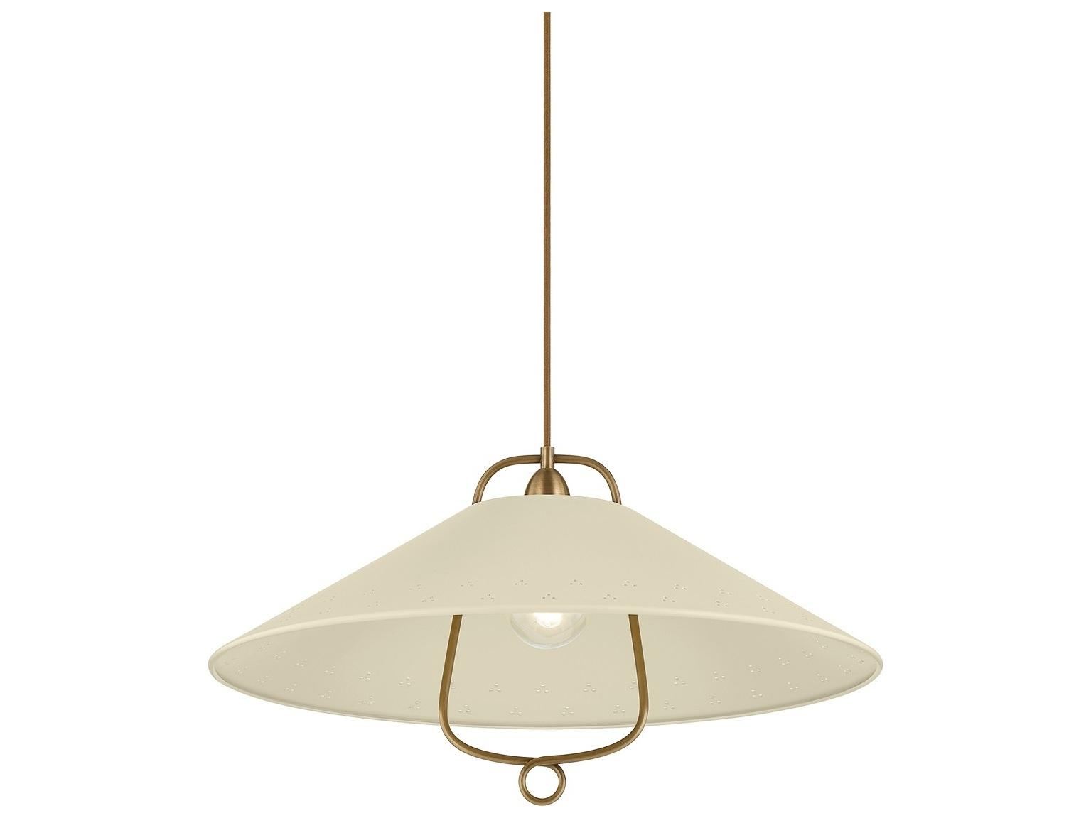 Hudson Valley Pawley 1-Light Historic Bronze Soft Sand Empire Pendant