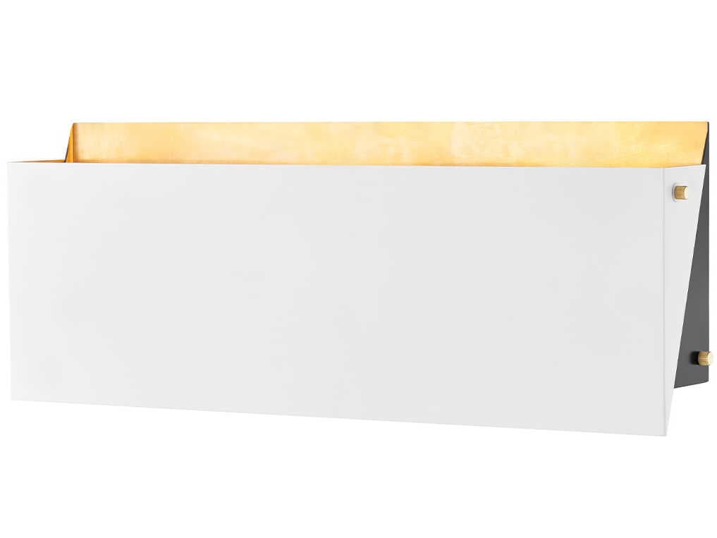 Hudson Valley Ratio 2-Light Aged Brass Vanity Light