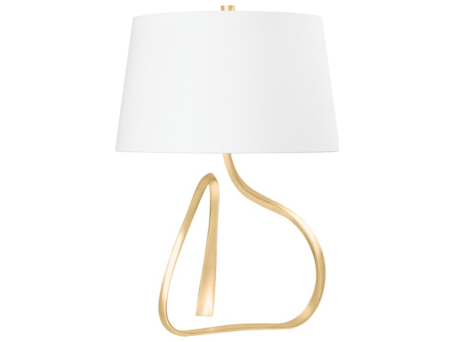 Hudson Valley Tharold Vintage Gold Leaf Buffet Lamp