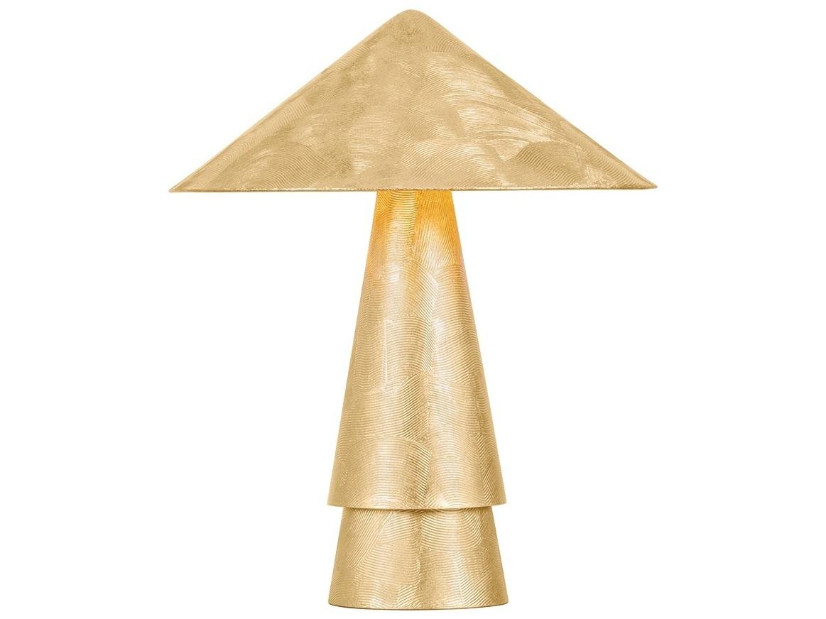 Hudson Valley Foxton Vintage Gold Leaf Table Lamp