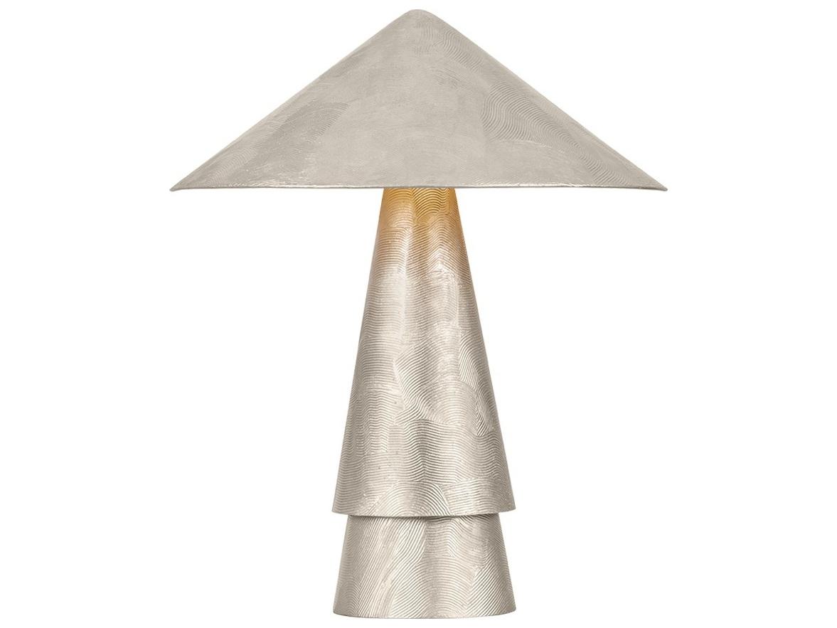 Hudson Valley Foxton Warm Silver Leaf Table Lamp