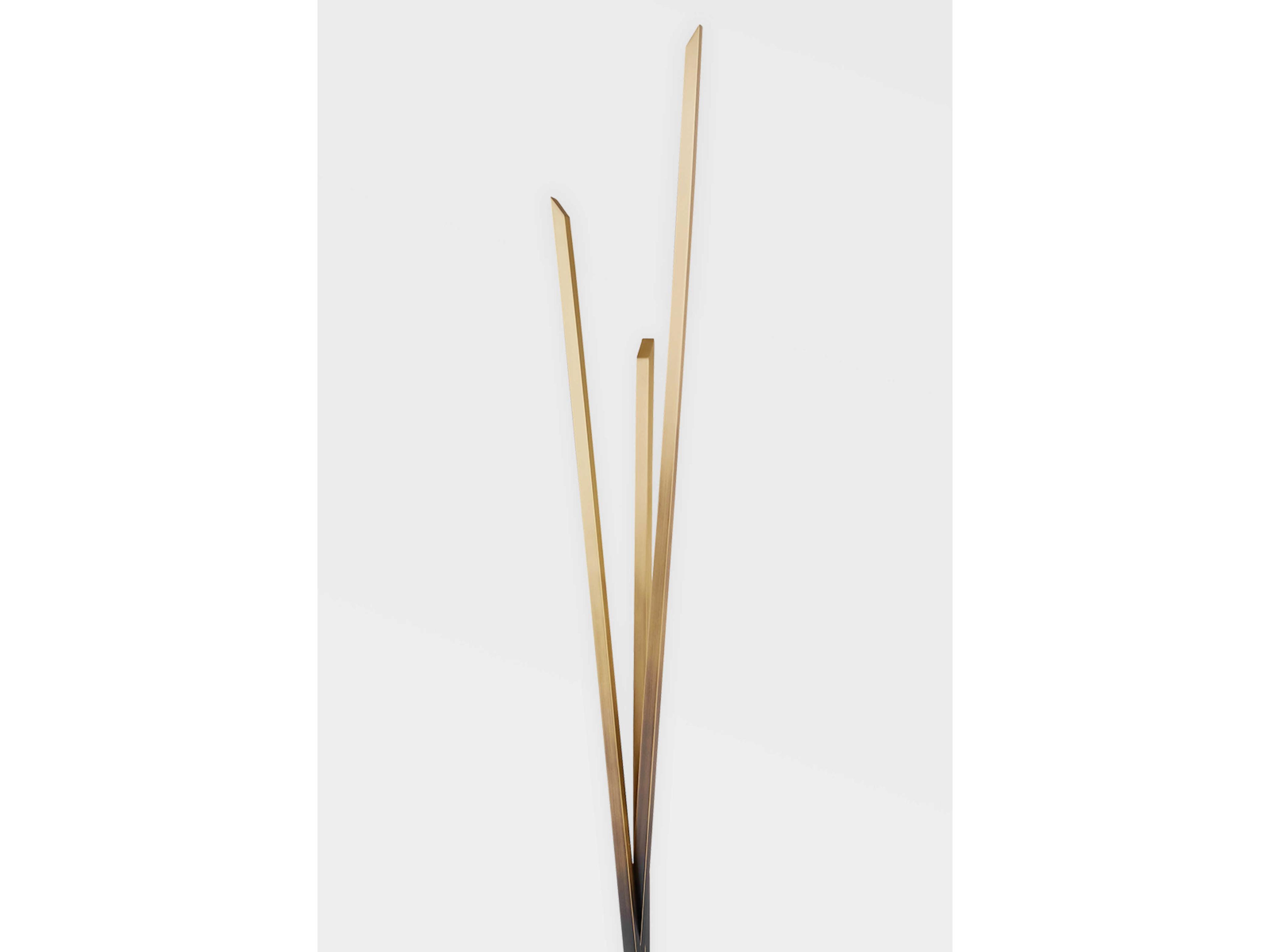 Hudson Valley Gansevoort Gradient Brass LED Floor Lamp