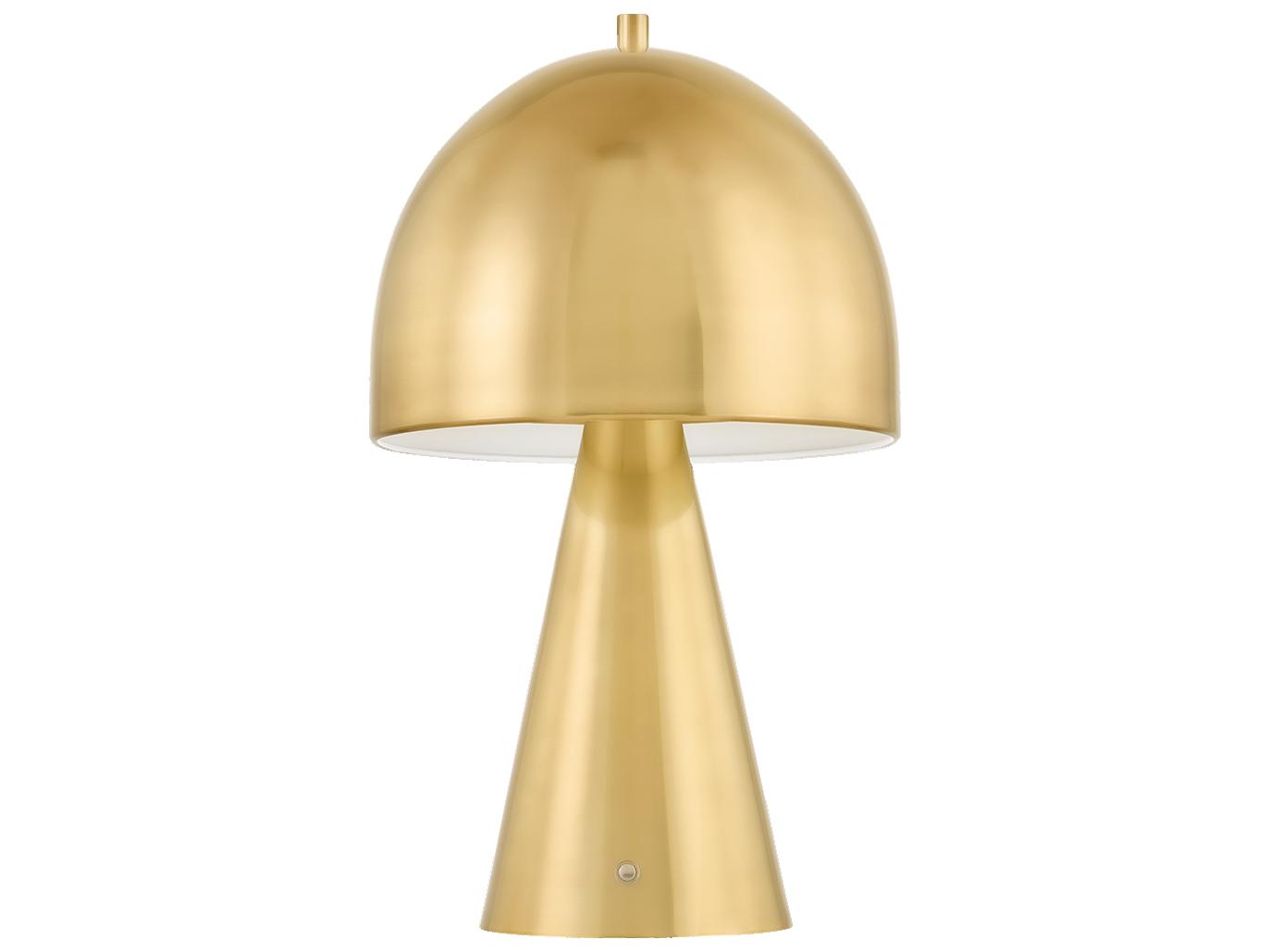 Hudson Valley Hopkinton Aged Brass Metal Table Lamp