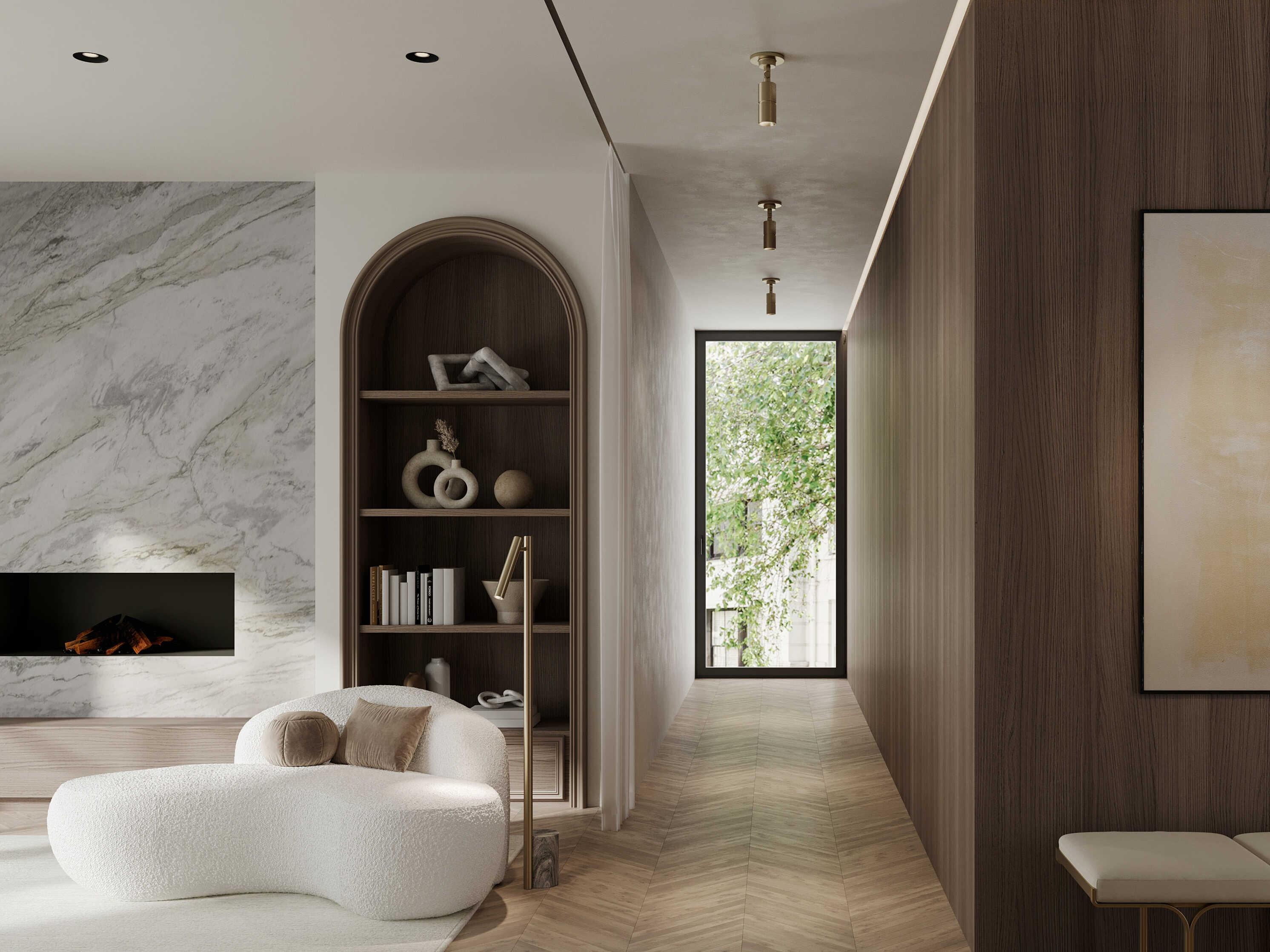 Hudson Valley Circleville Aged Brass Floor Lamp