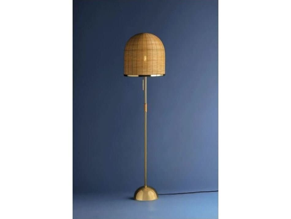 Hudson Valley Darfield Aged Brass Floor Lamp