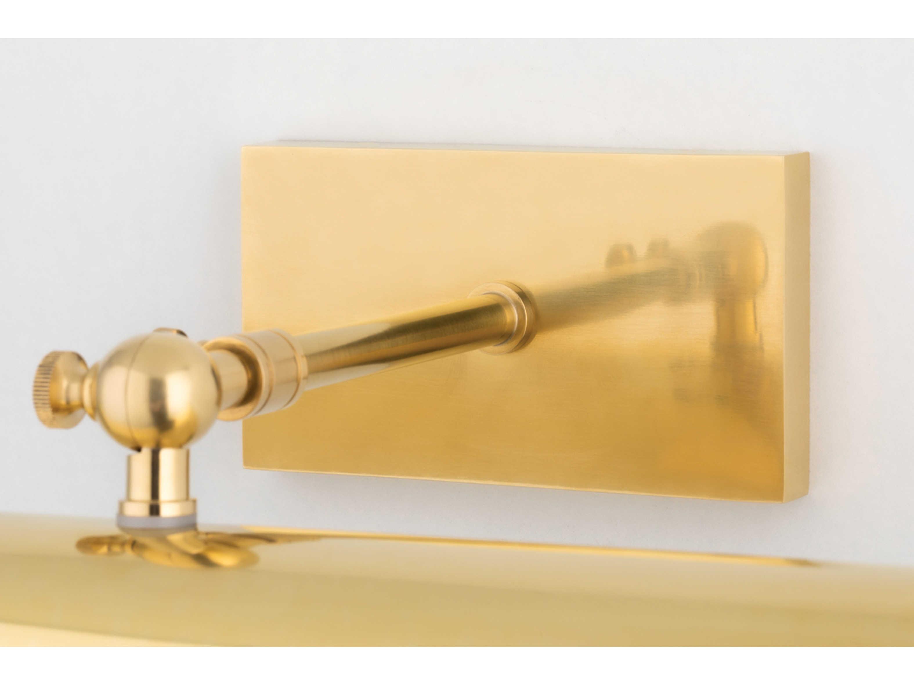 Hudson Valley Hampshire 2-Light Aged Brass Picture Light