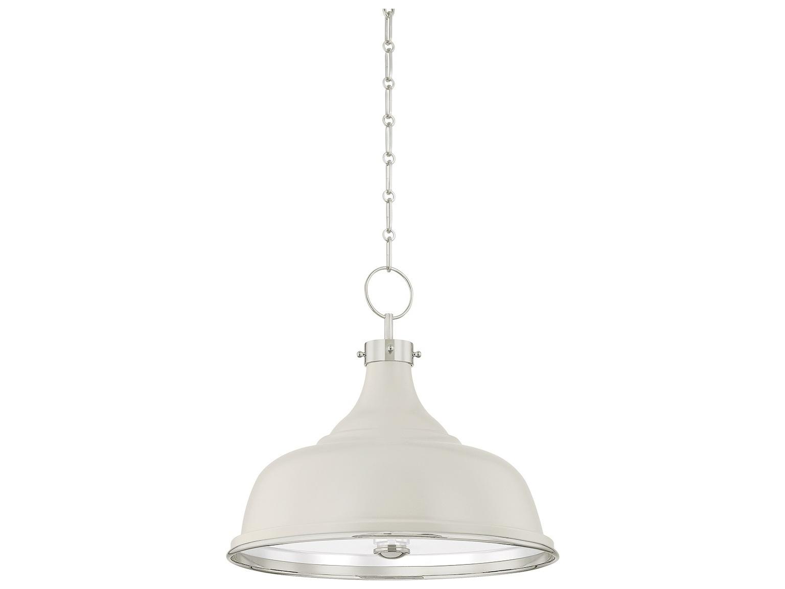 Hudson Valley Painted No. 1 3-Light Off White Pendant