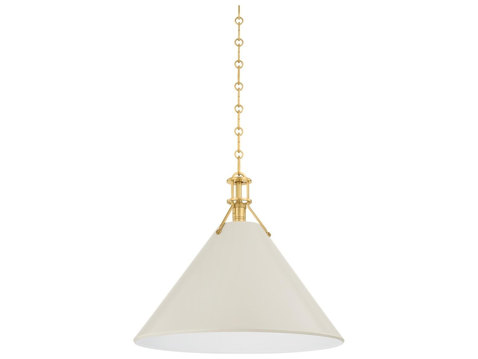 Hudson Valley Painted No. 2 1-Light Off White Pendant