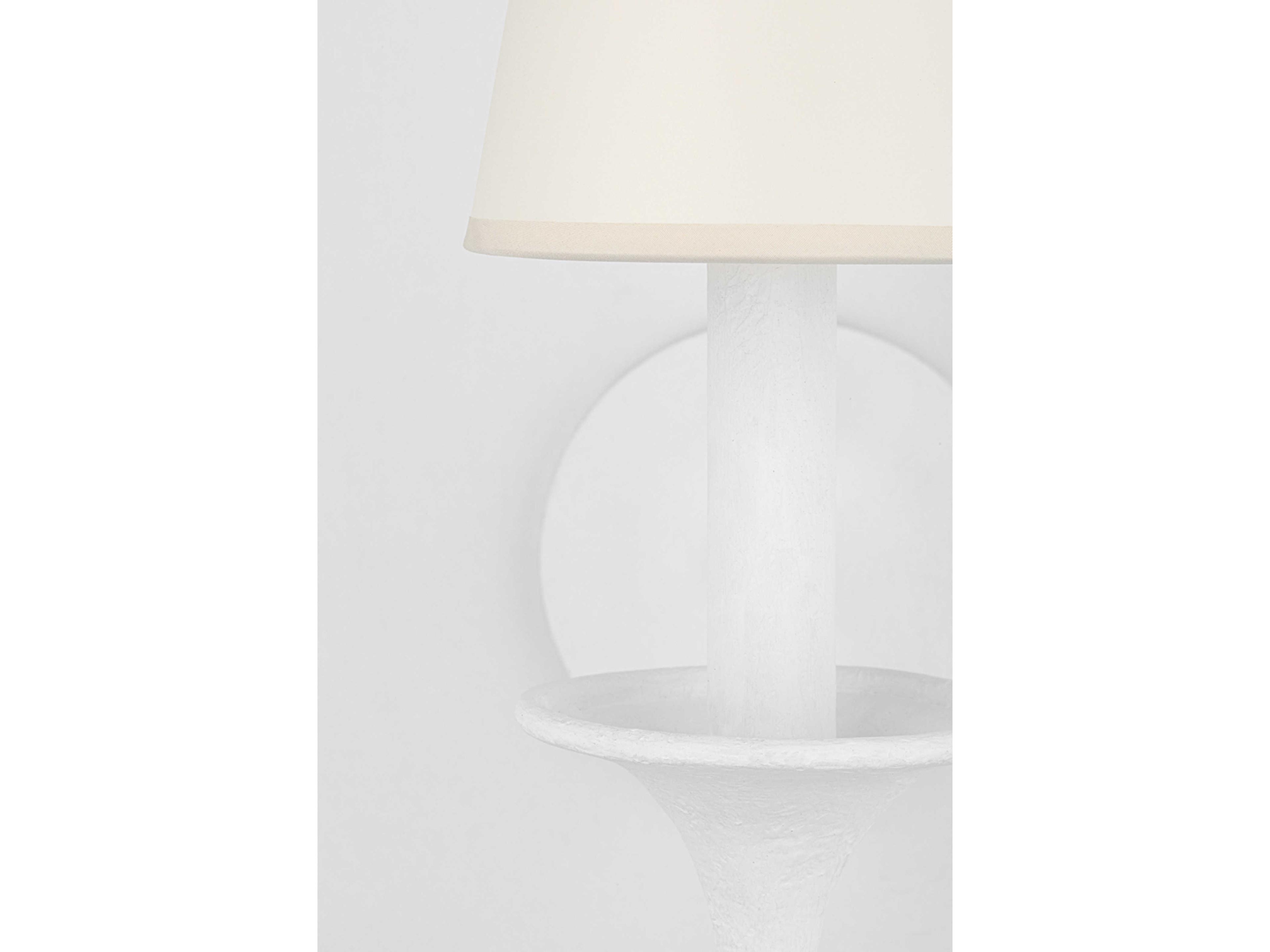 Hudson Valley Windsor 1-Light White Plaster Wall Sconce