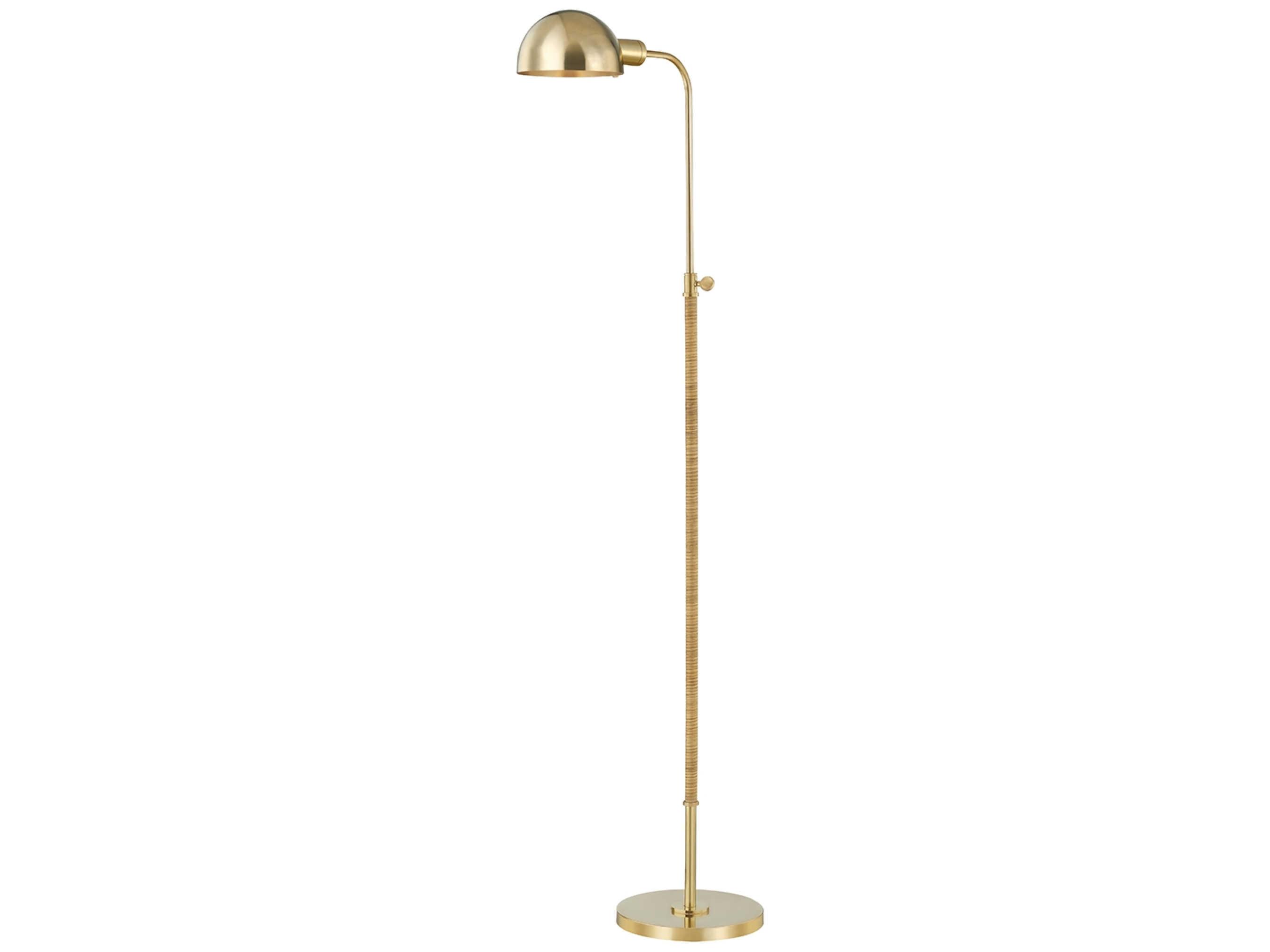 Hudson Valley Devon Aged Brass Floor Lamp