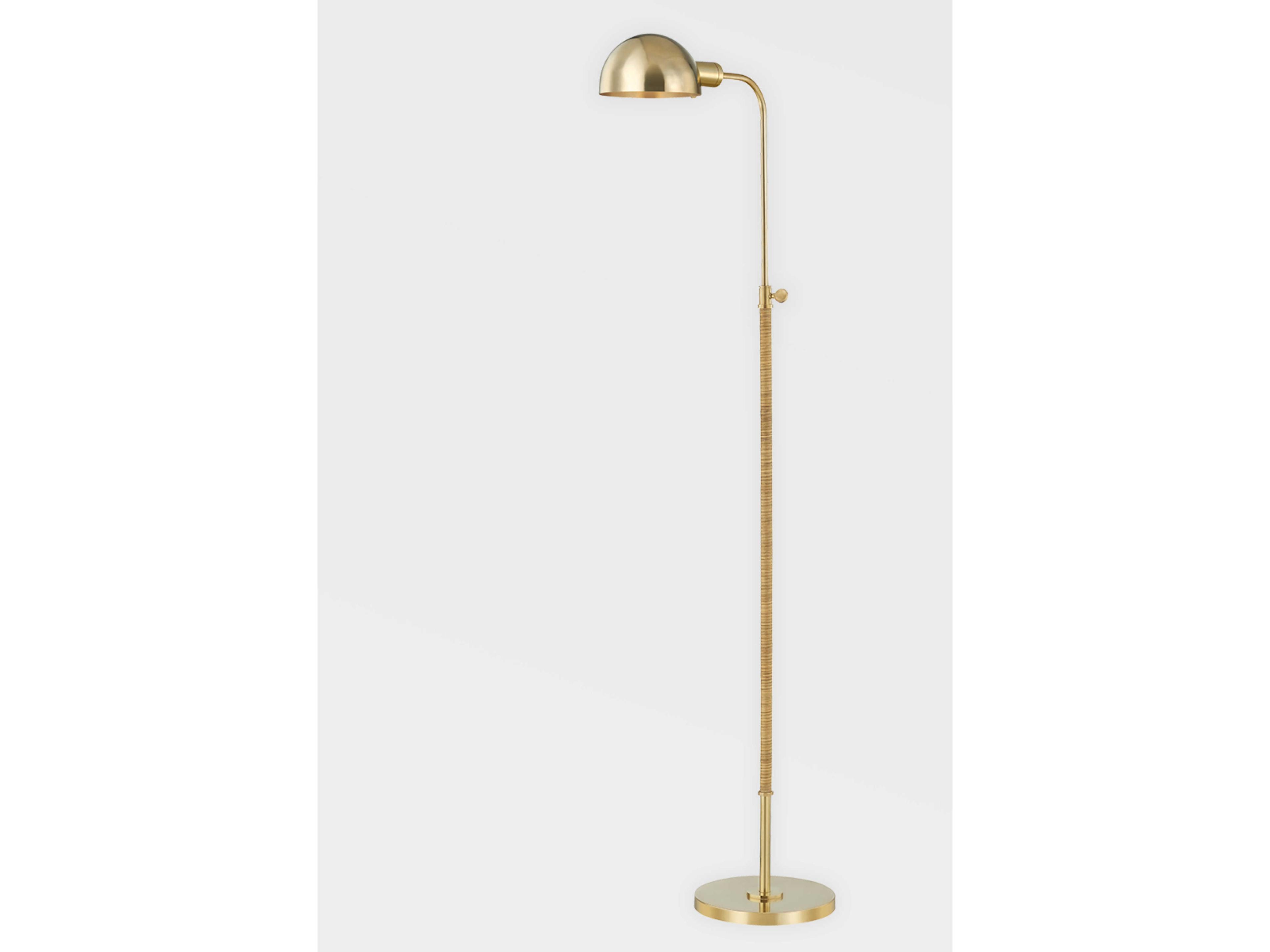 Hudson Valley Devon Aged Brass Floor Lamp