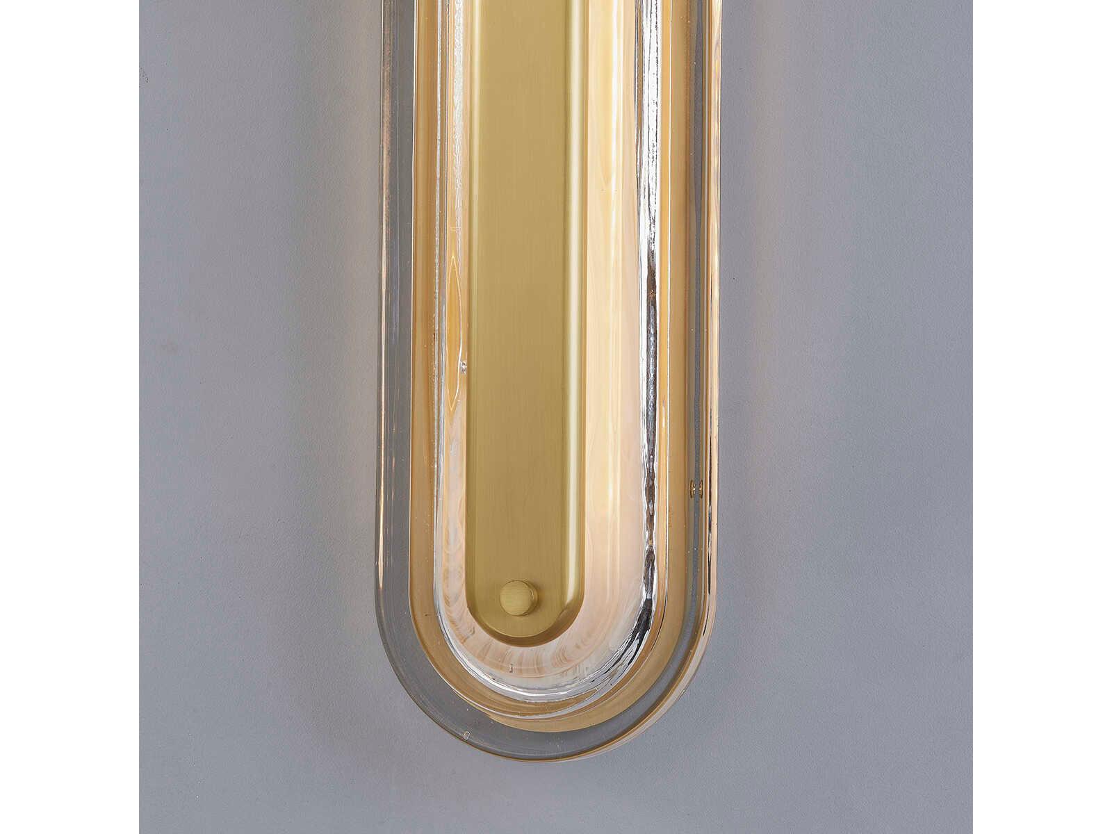 Hudson Valley Litton 1-Light Aged Brass LED Vanity Light