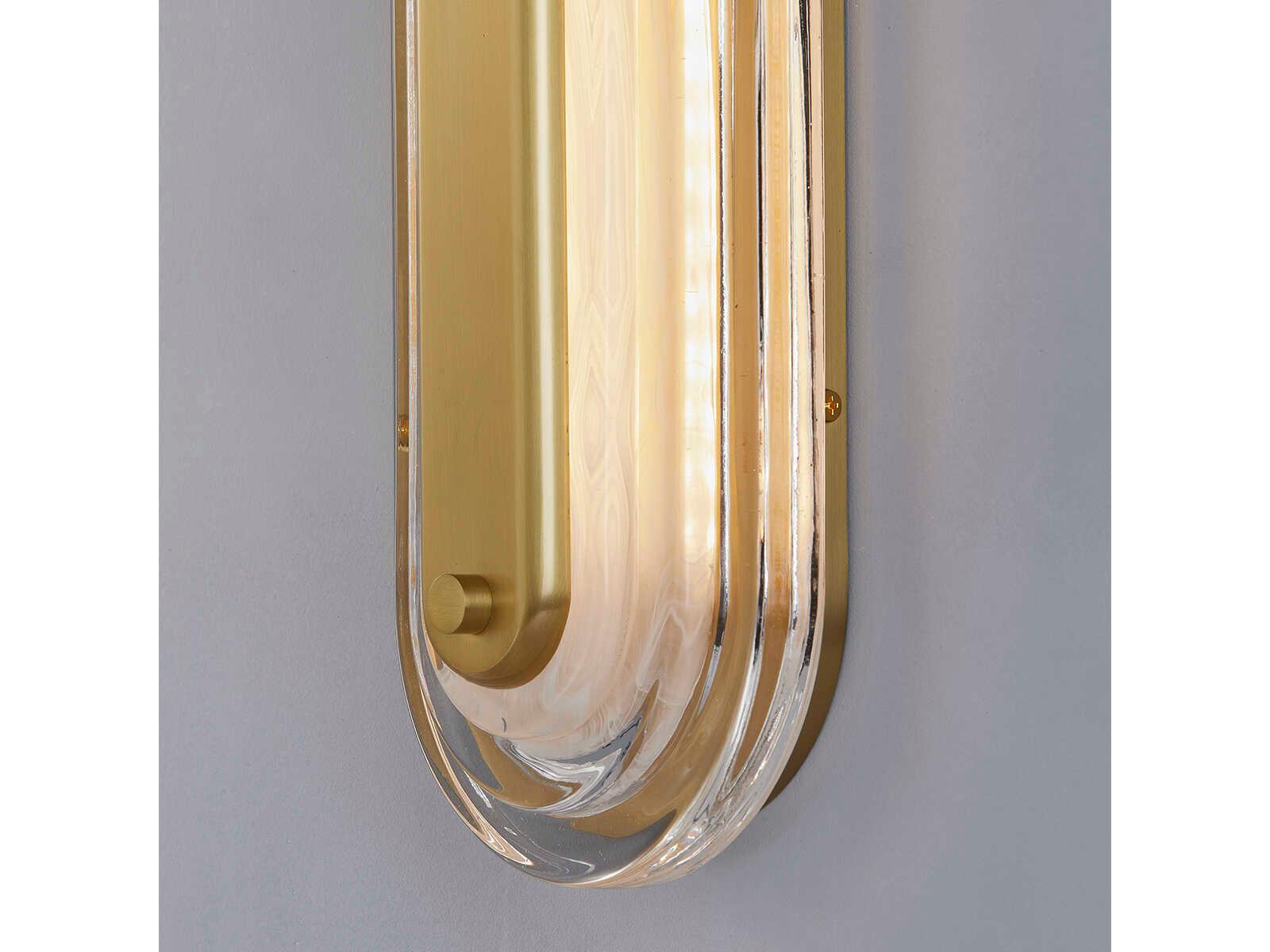 Hudson Valley Litton 1-Light Aged Brass LED Vanity Light