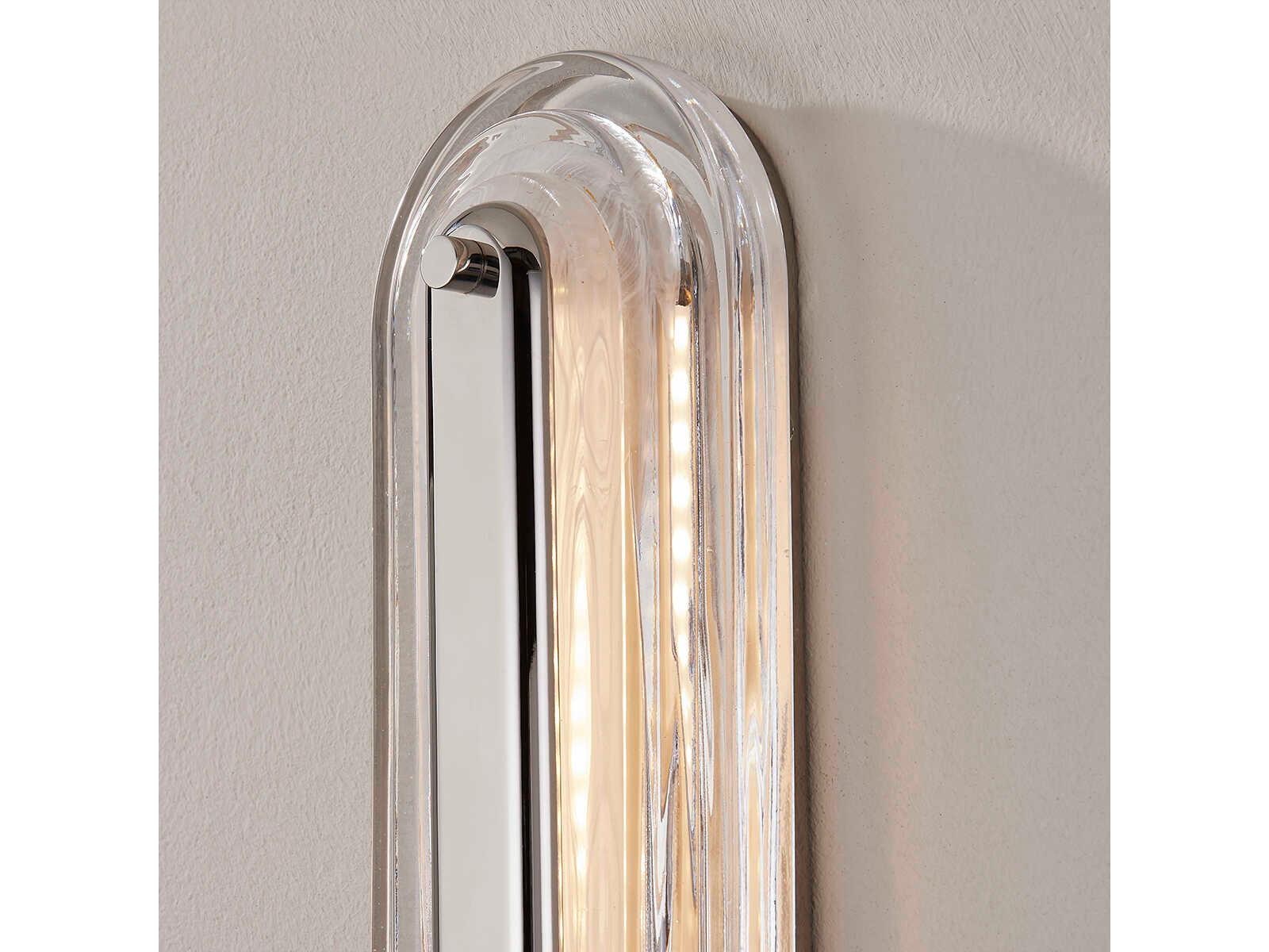 Hudson Valley Litton 1-Light Polished Nickel LED Vanity Light