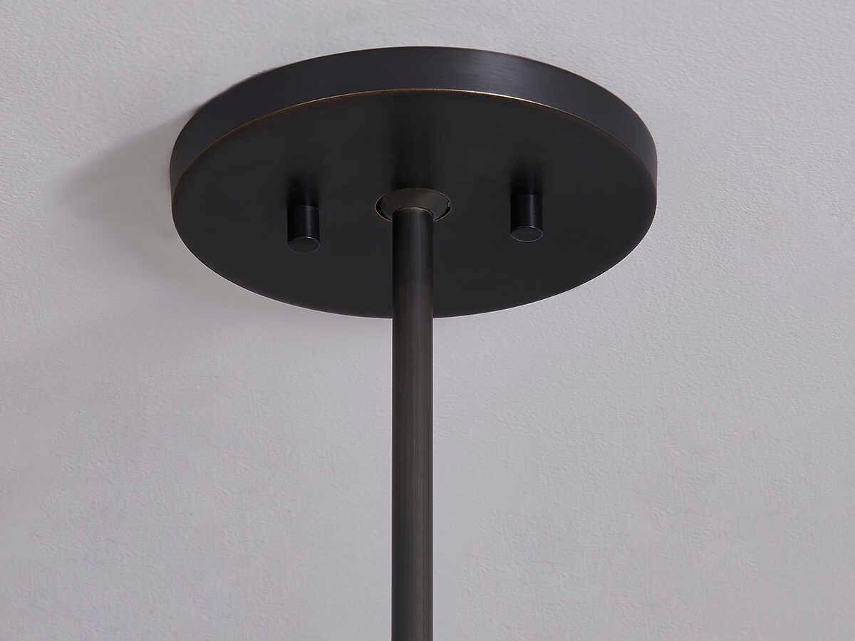 Hudson Valley Glenmoore 6-Light Aged Brass Black Empire Chandelier