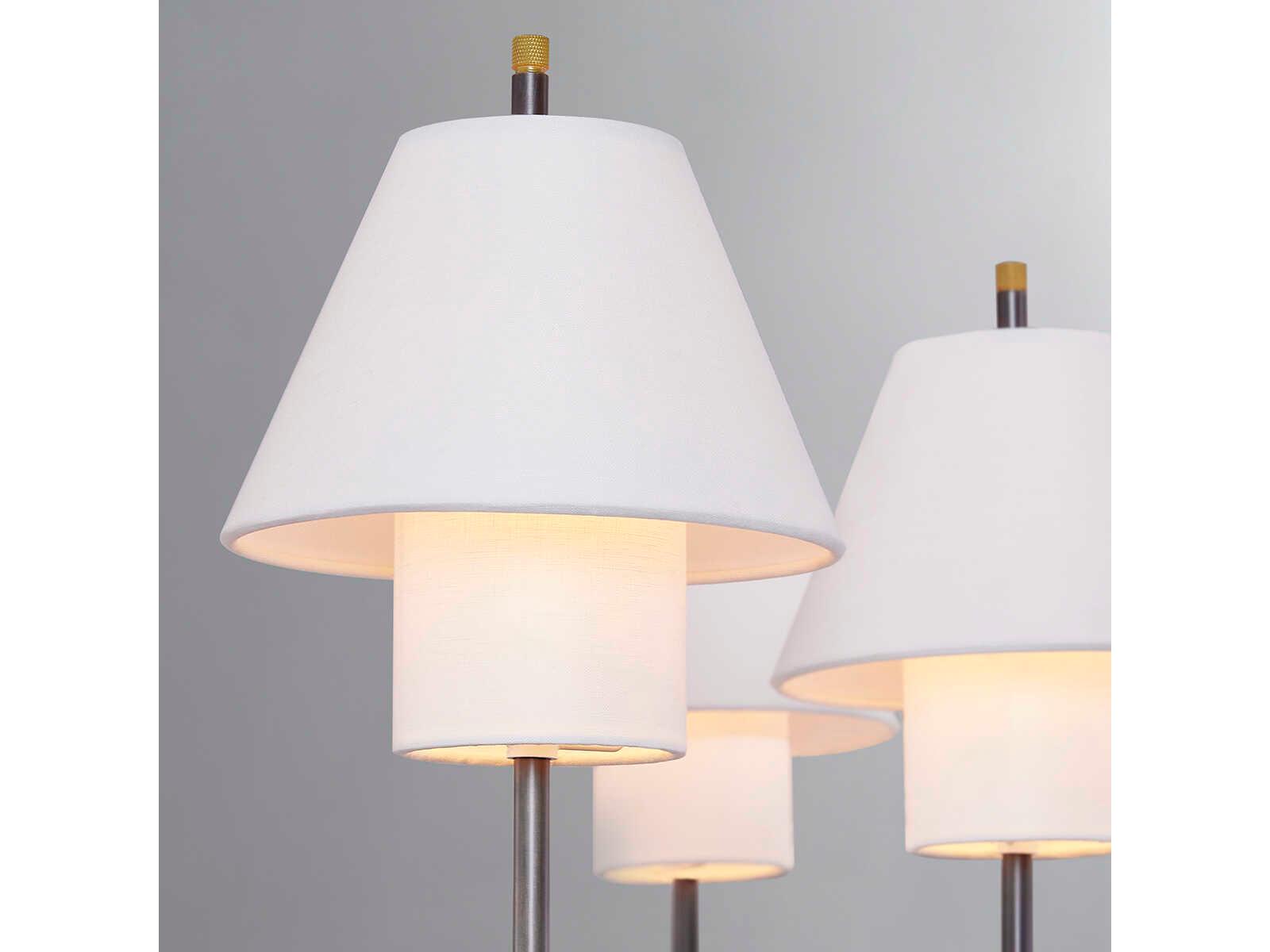 Hudson Valley Glenmoore 8-Light Aged Brass Black Empire Chandelier