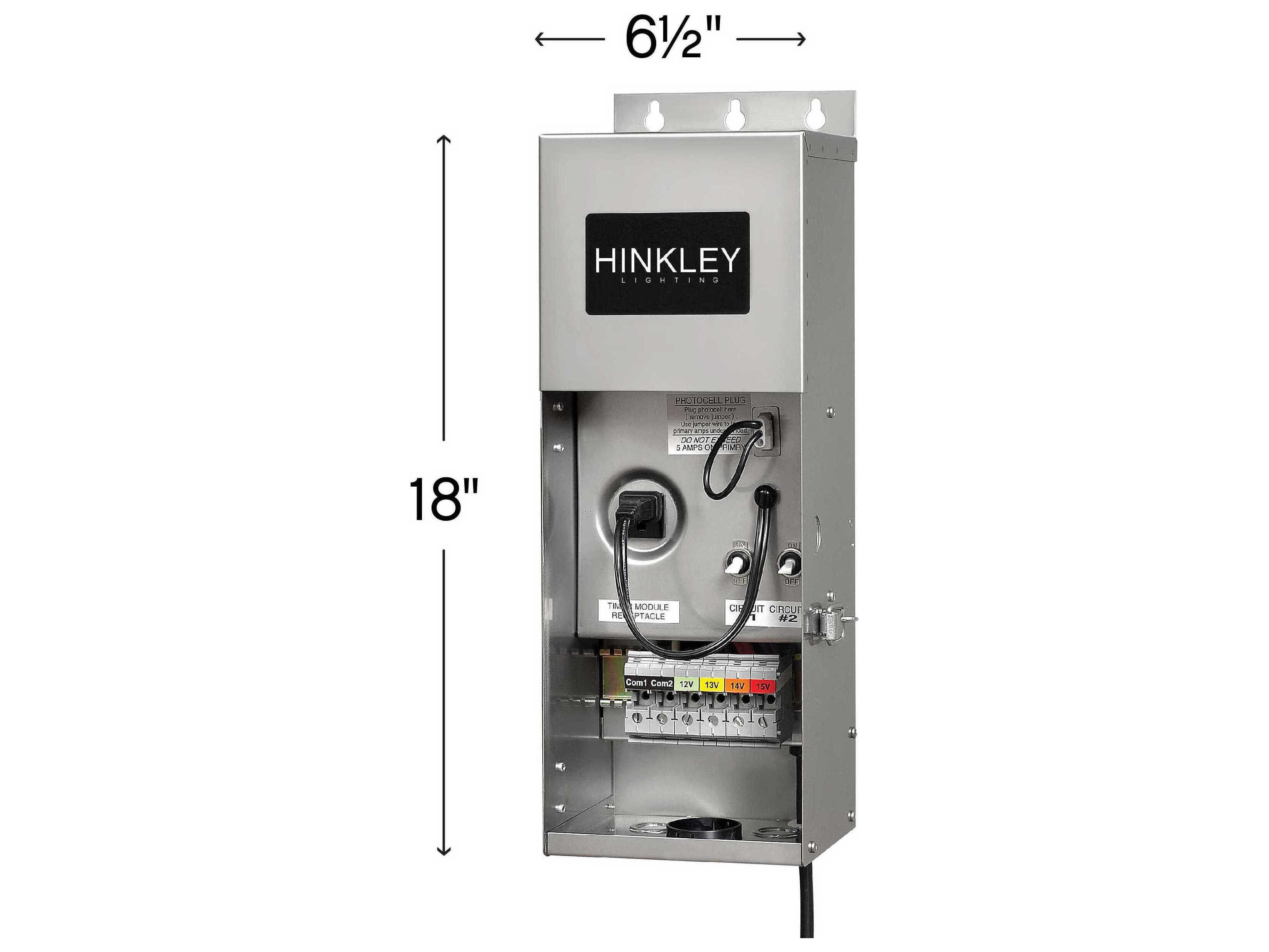 Hinkley Pro-Series 600W 12V/15V 2-Circuit Transformer
