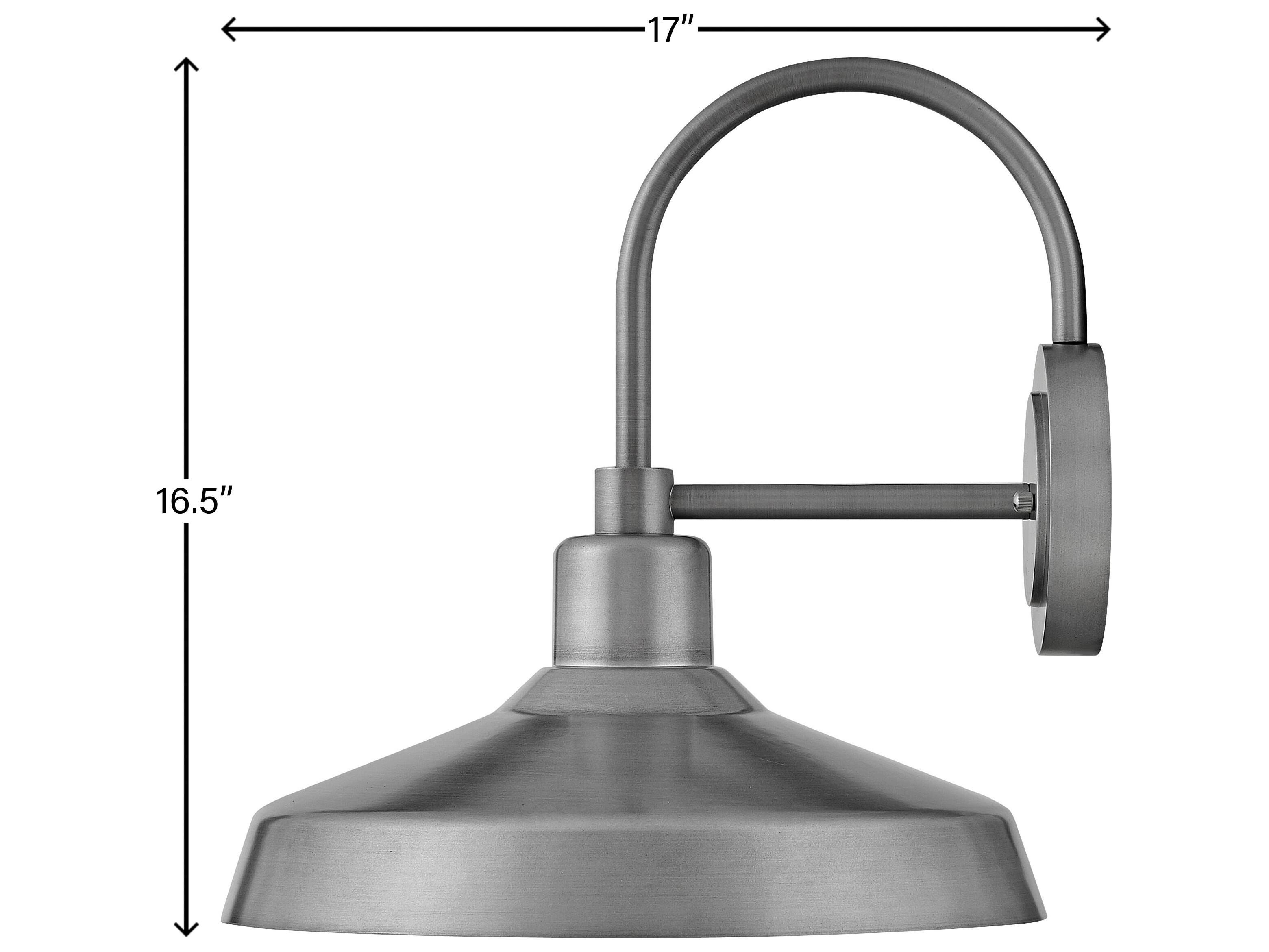 Hinkley Forge 1 - Light Outdoor Wall Light