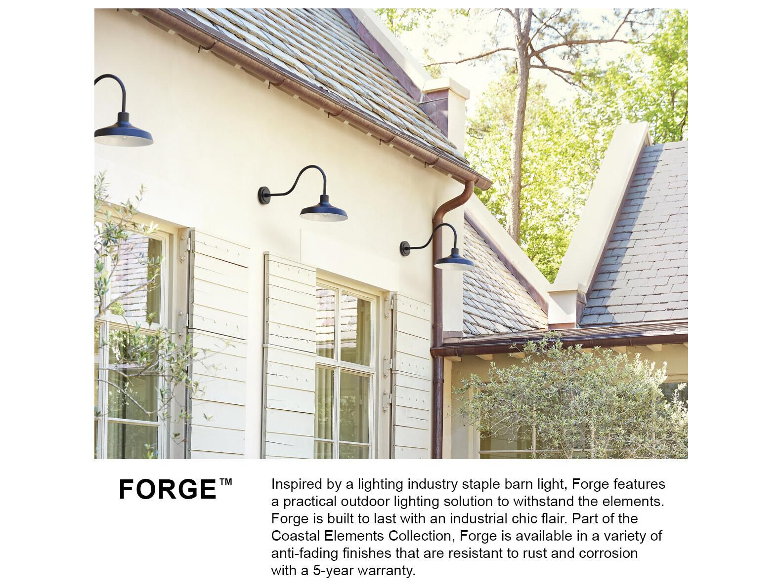 Hinkley Forge 1 - Light Outdoor Ceiling Light