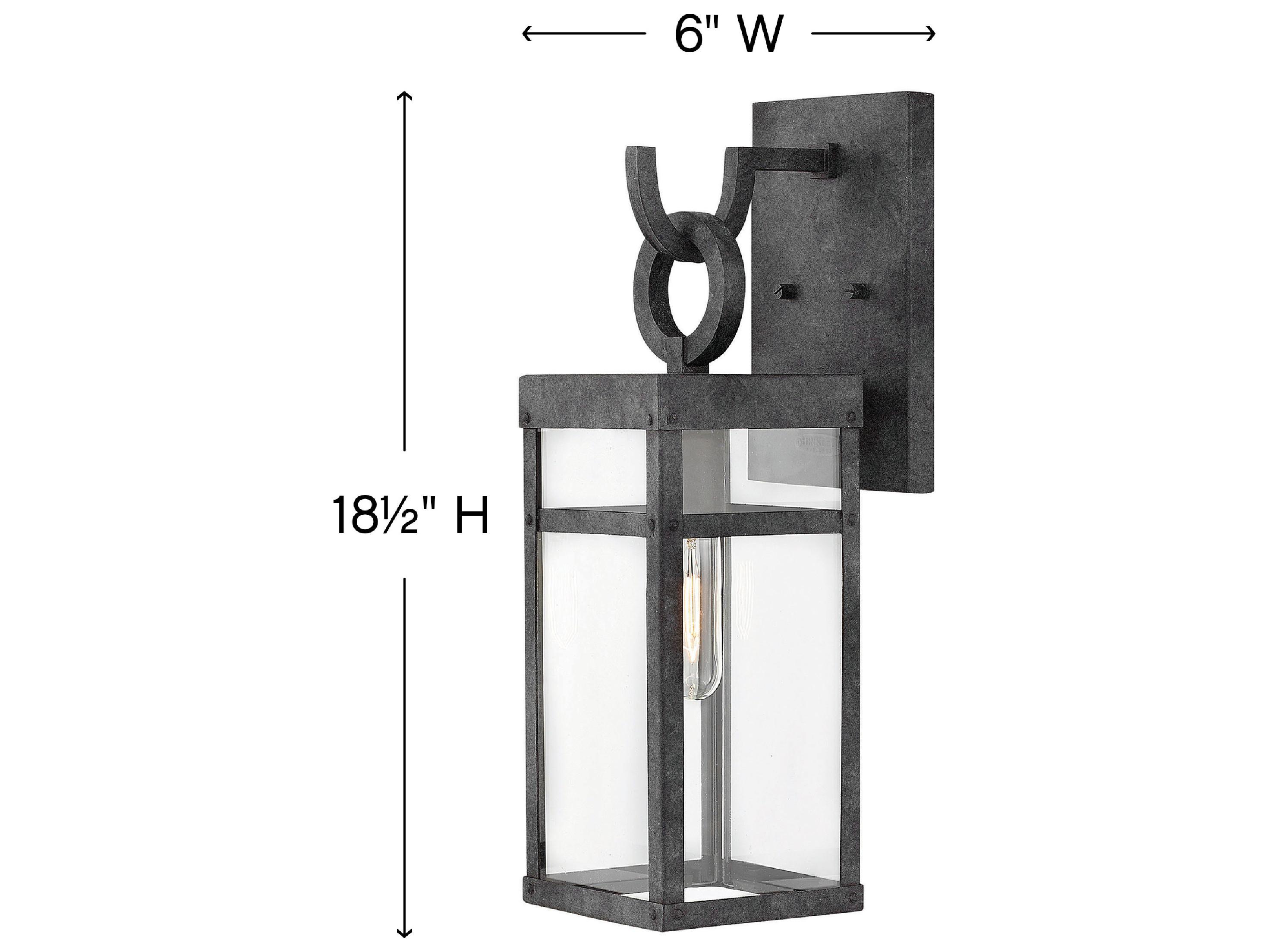 Hinkley Porter 1 Outdoor Wall Light