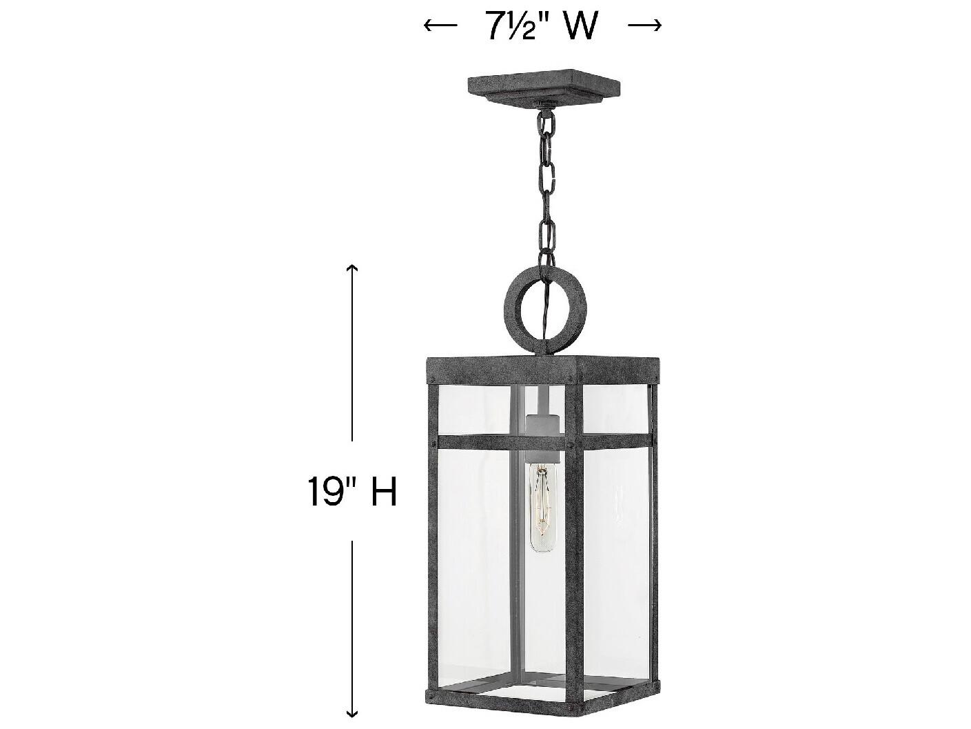 Hinkley Porter 1 - Light Outdoor Hanging Light