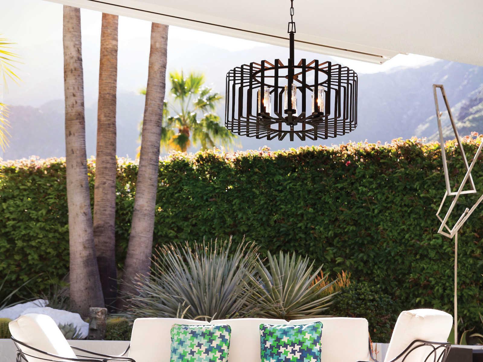 Hinkley Open Air 6 - Light Outdoor Hanging Light