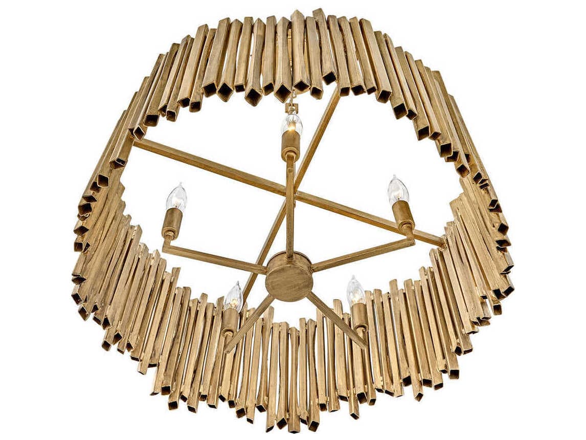 Hinkley Roca 5-Light Burnished Gold Pendant