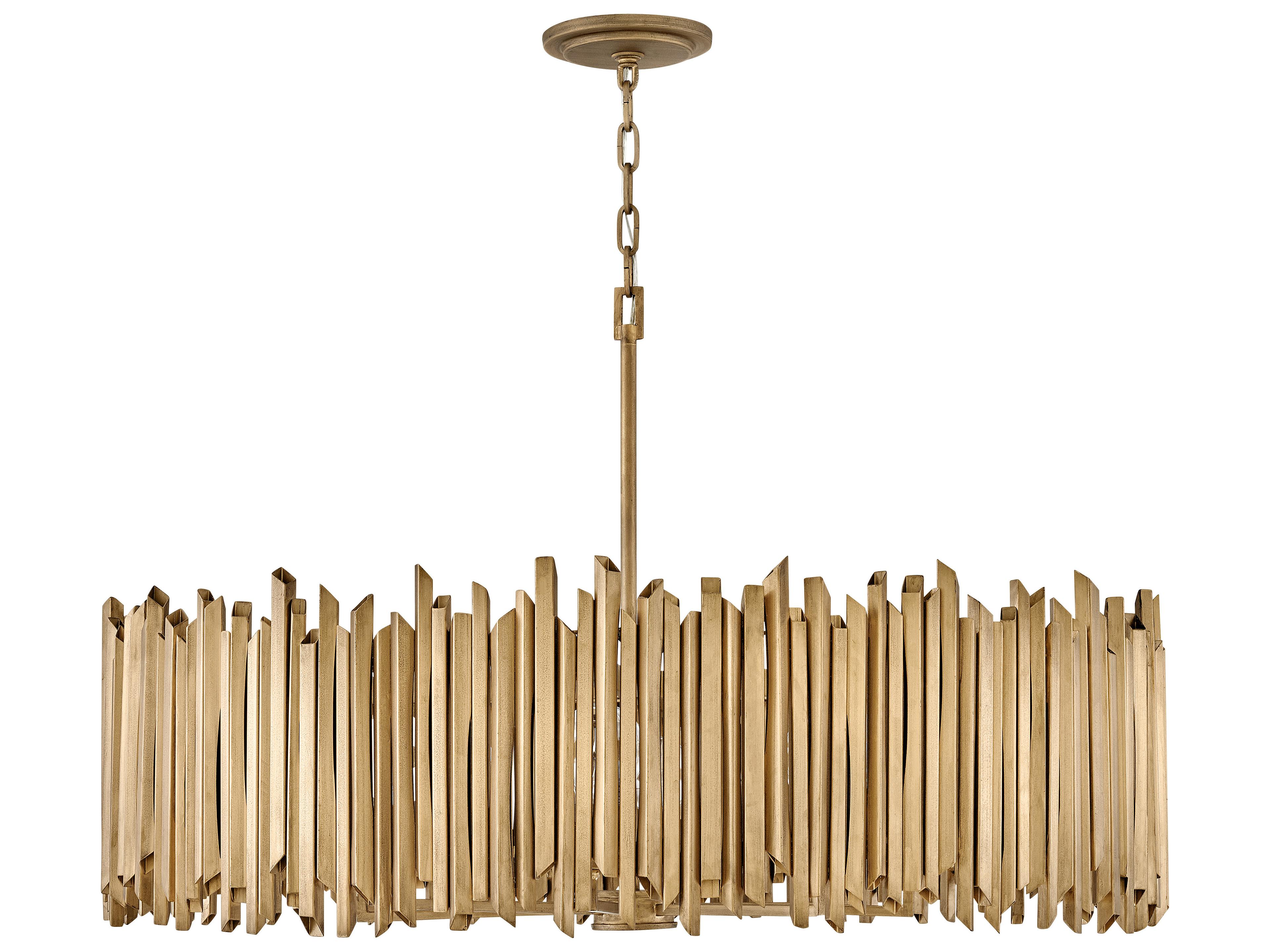 Hinkley Roca 8-Light Burnished Gold LED Pendant