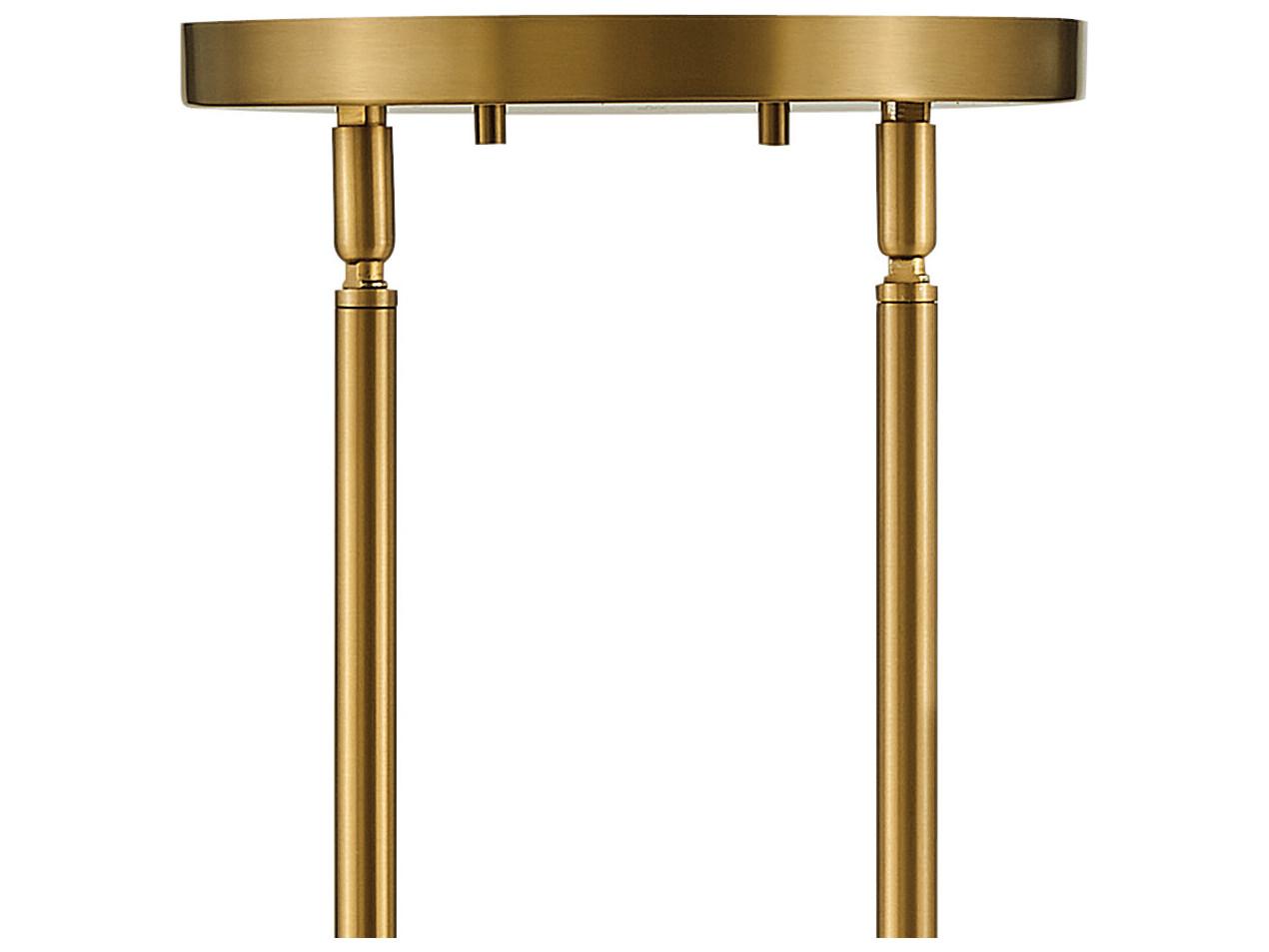 Hinkley Alchemy 8-Light Lacquered Brass Glass Globe Chandelier