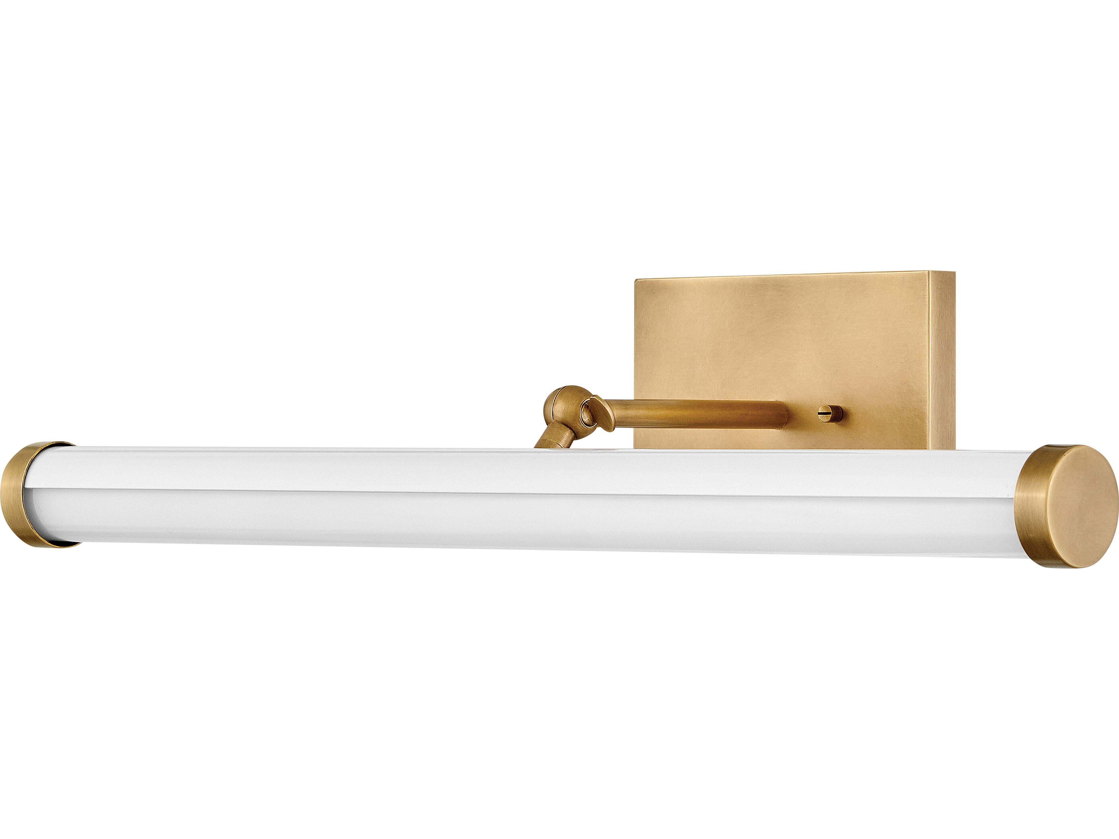 Hinkley Regis Heritage Brass Gloss White Picture Light