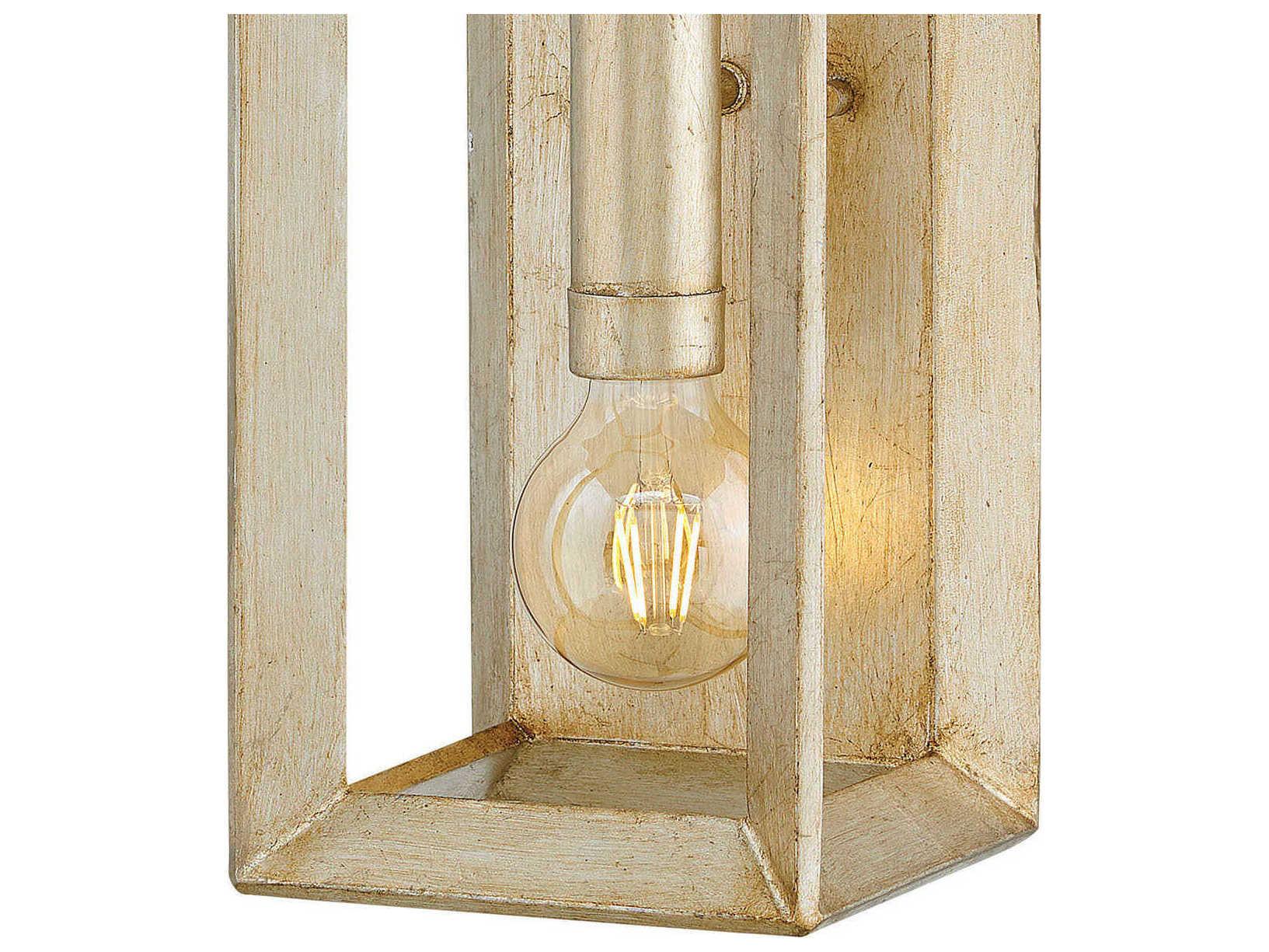 Hinkley Tinsley 2-Light Silver Leaf Glass Wall Sconce