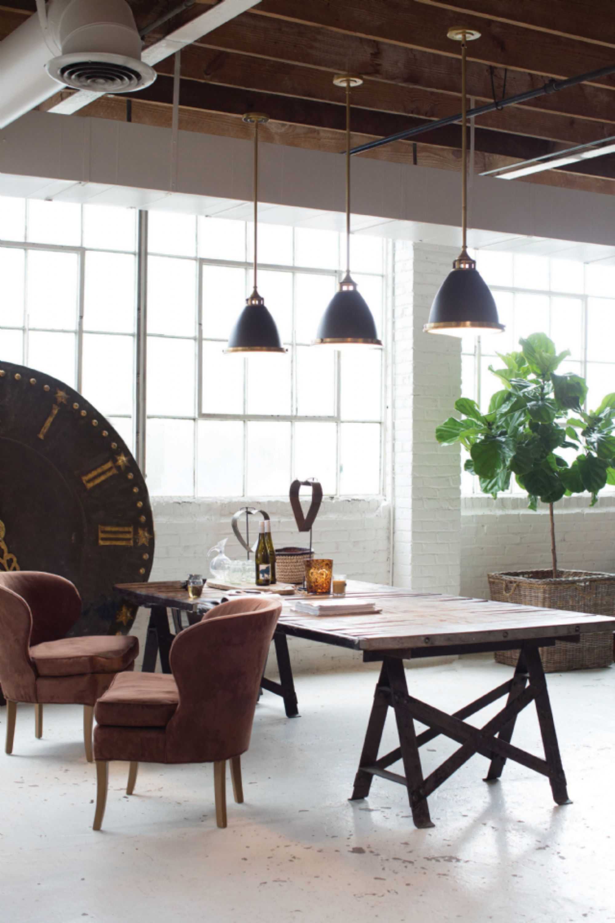 Hinkley Amelia 1-Light Buckeye Bronze Glass Bell Pendant