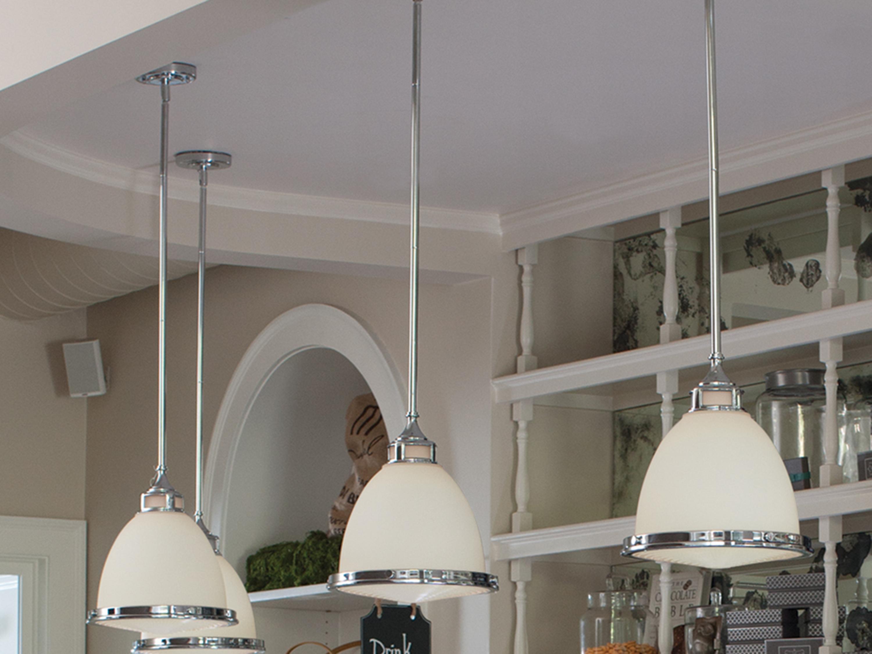 Hinkley Amelia 1-Light Polished White Bell Pendant