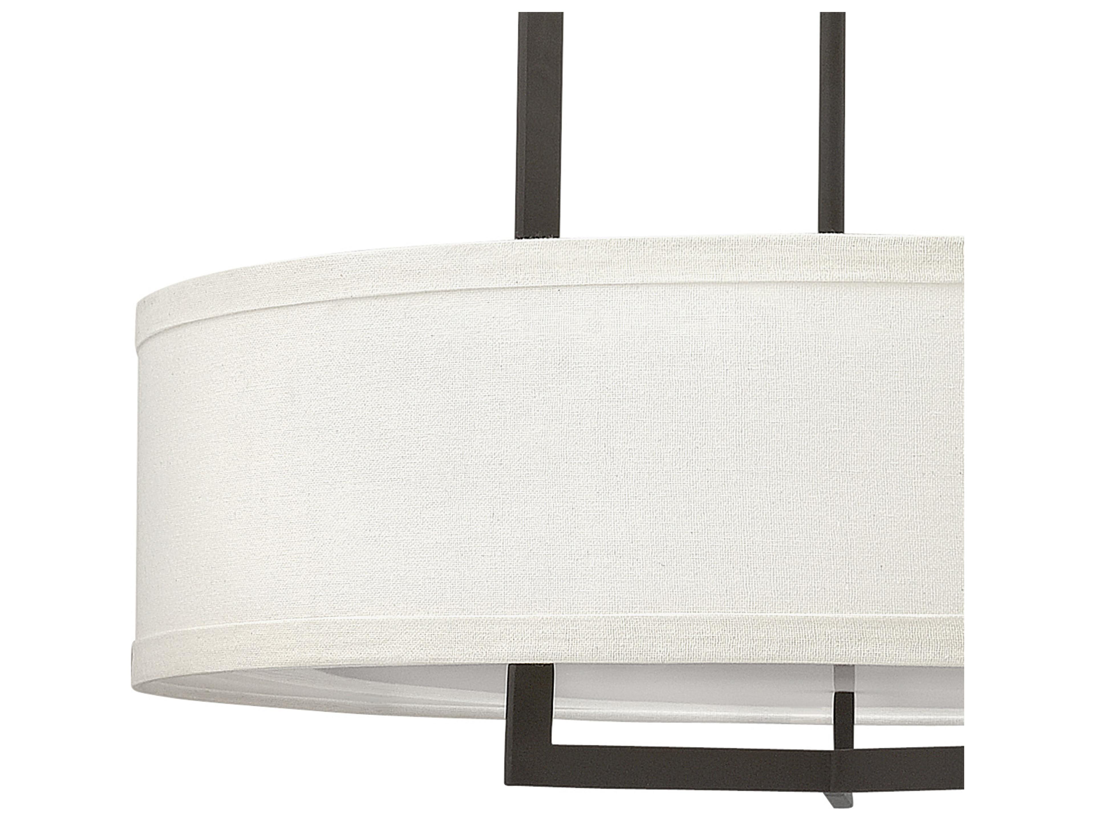 Hinkley Hampton 3-Light Buckeye Bronze Drum Pendant