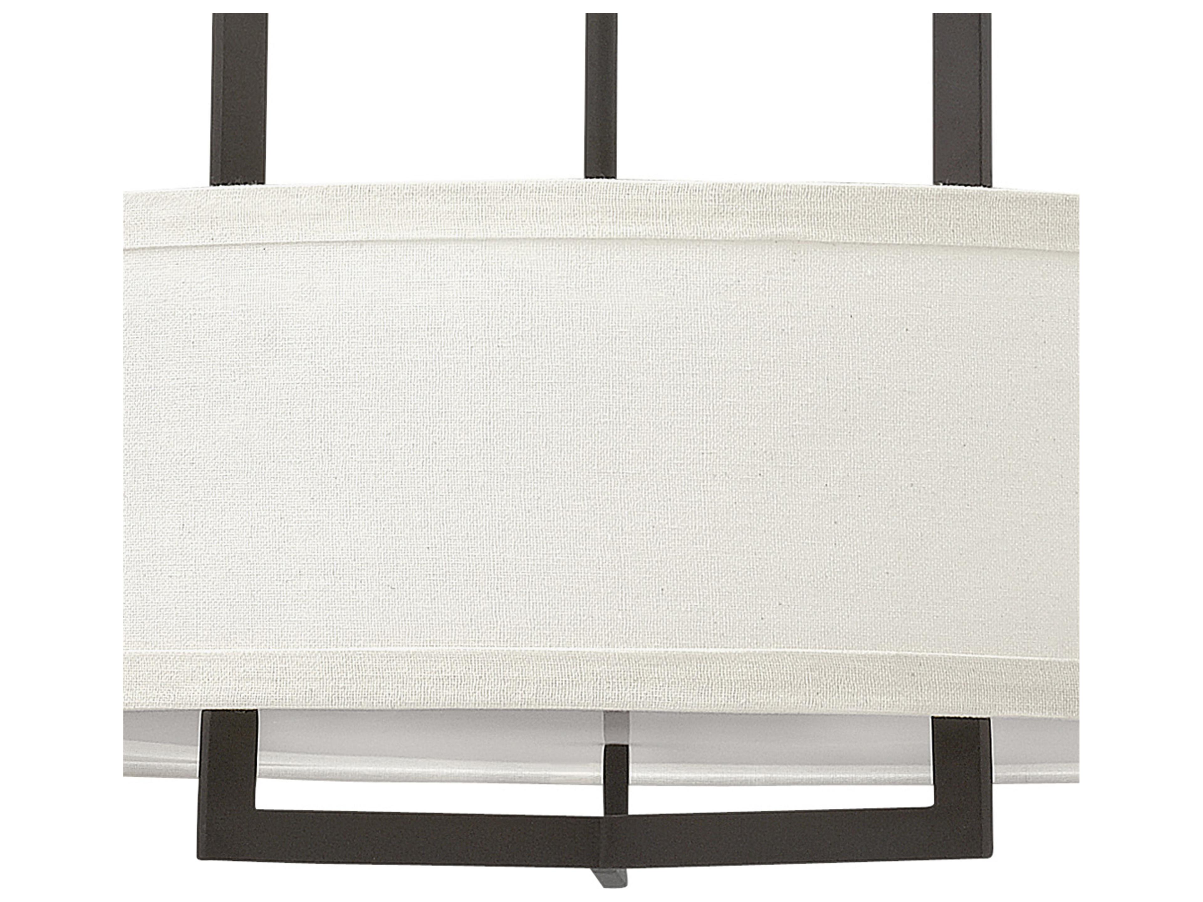 Hinkley Hampton 3-Light Buckeye Bronze Drum Pendant