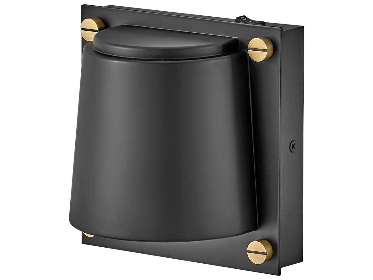 Hinkley Scout 1-Light Black Glass LED Wall Sconce